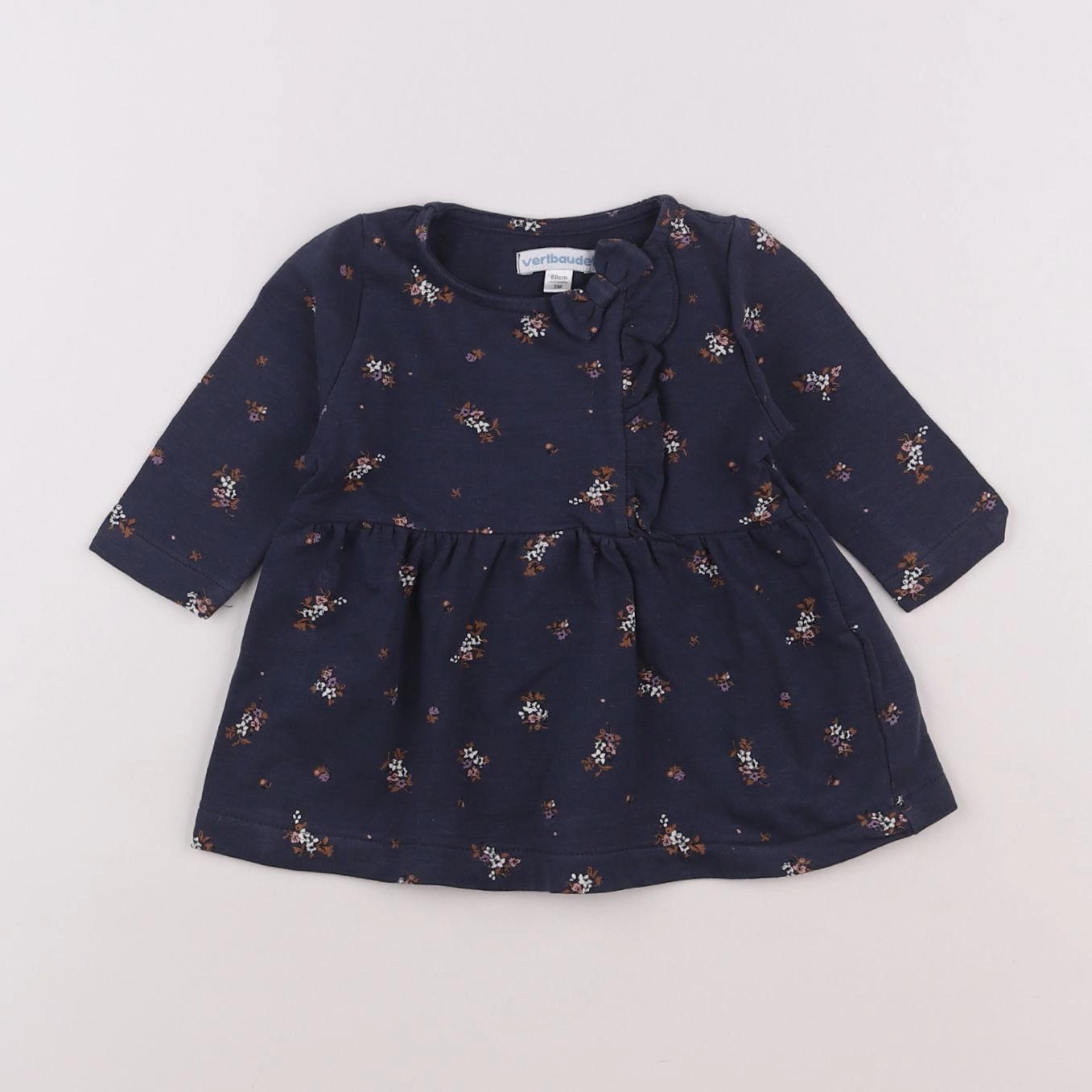 Vertbaudet - robe bleu - 3 mois