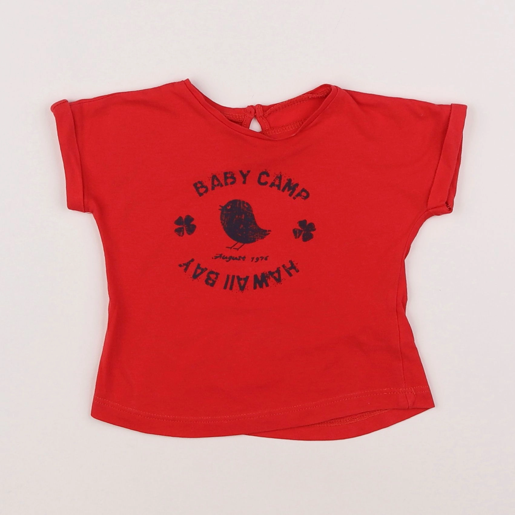 Boutchou - tee-shirt rouge - 9 mois