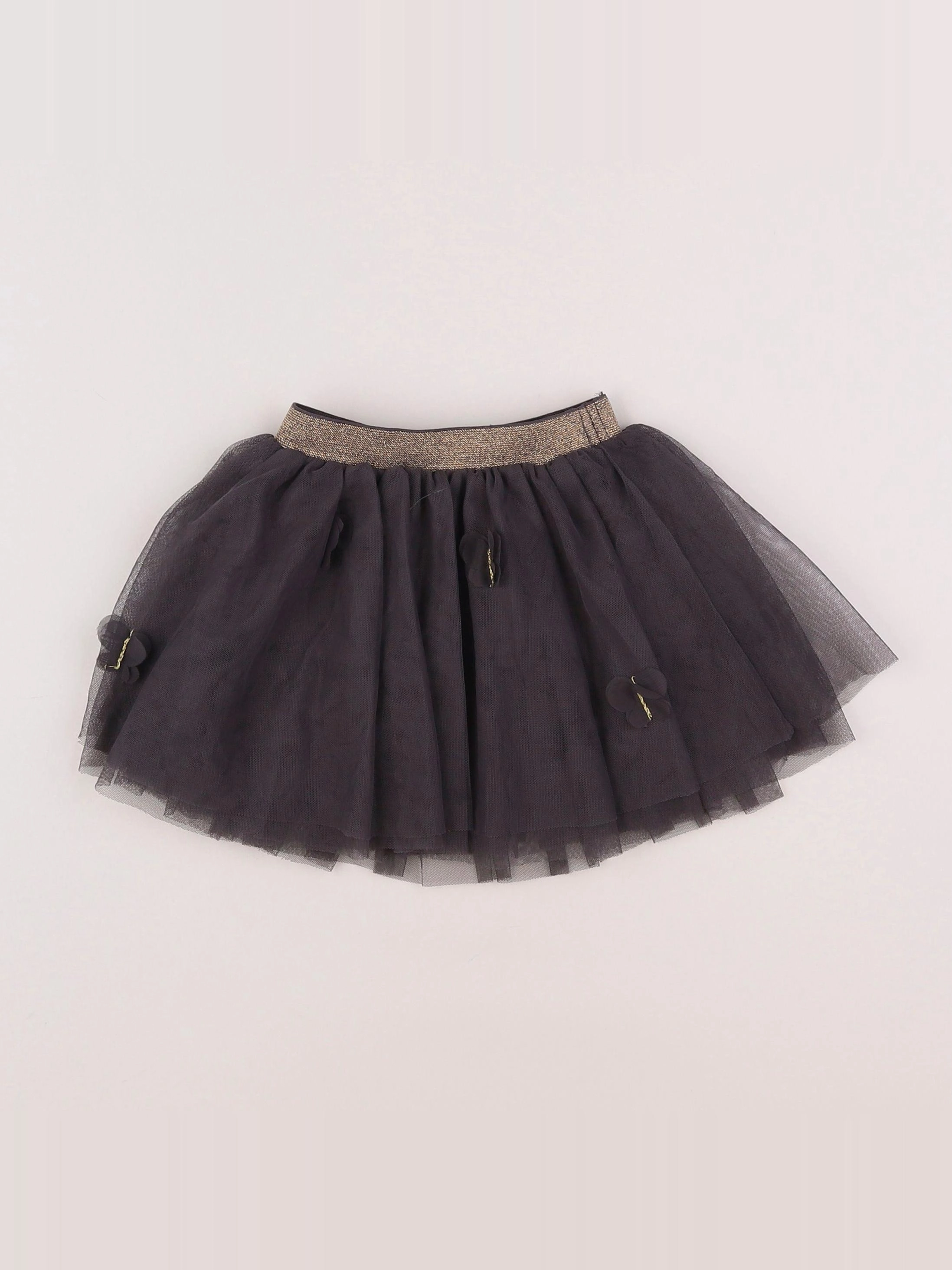 Tape à l'oeil - jupe gris, or - 6 mois