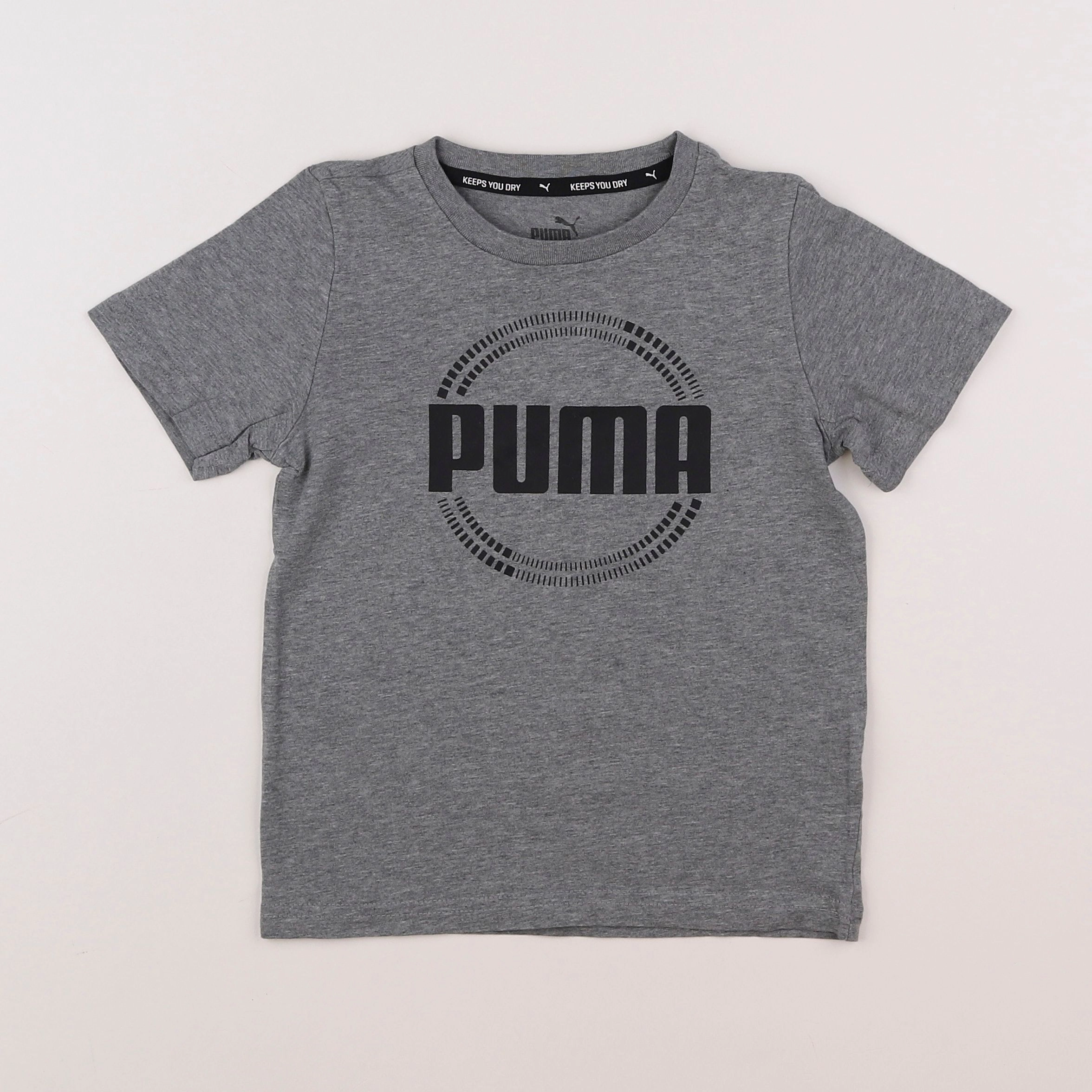 Puma - tee-shirt gris - 5/6 ans