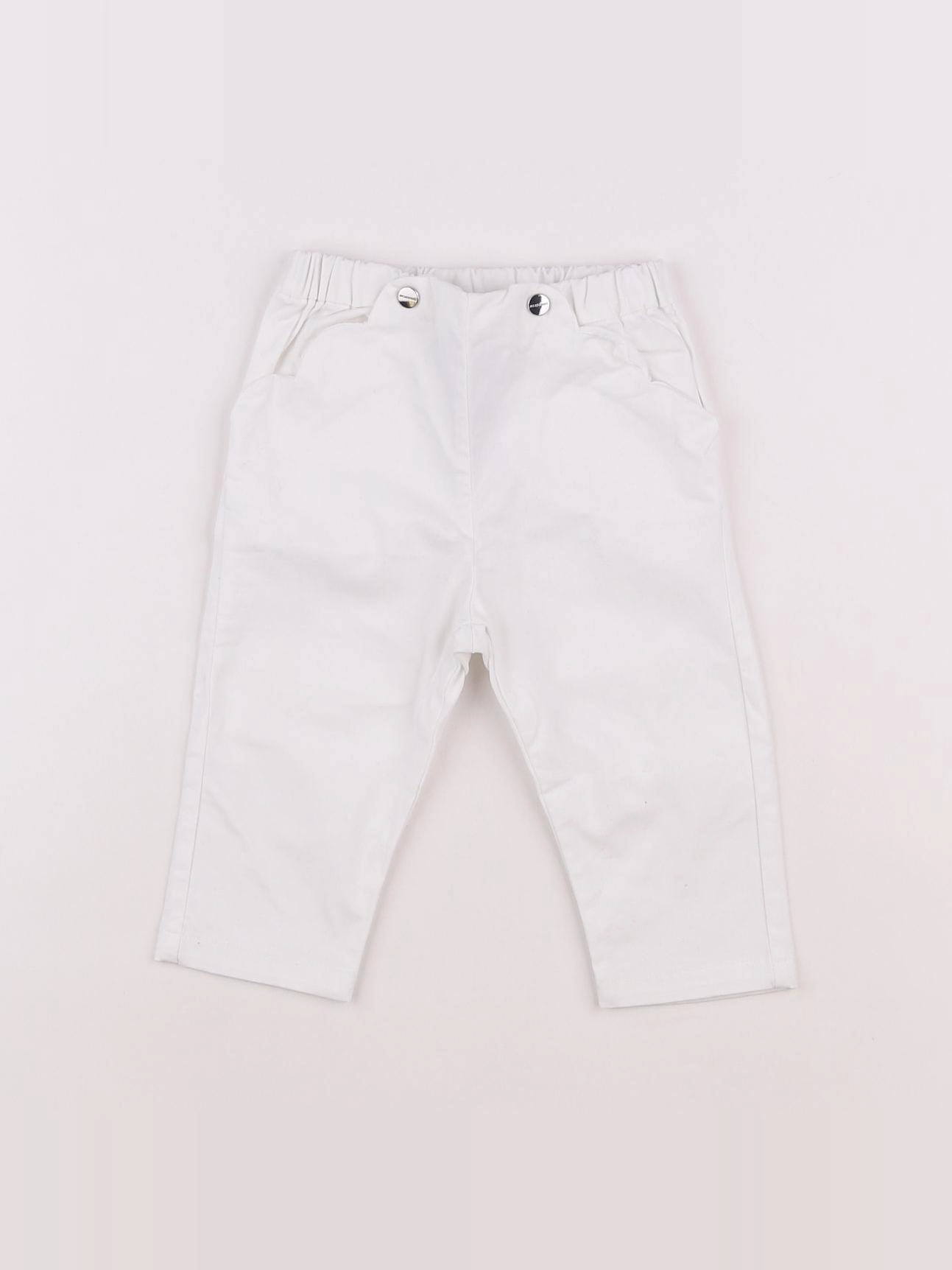 Jacadi - pantalon blanc - 12 mois