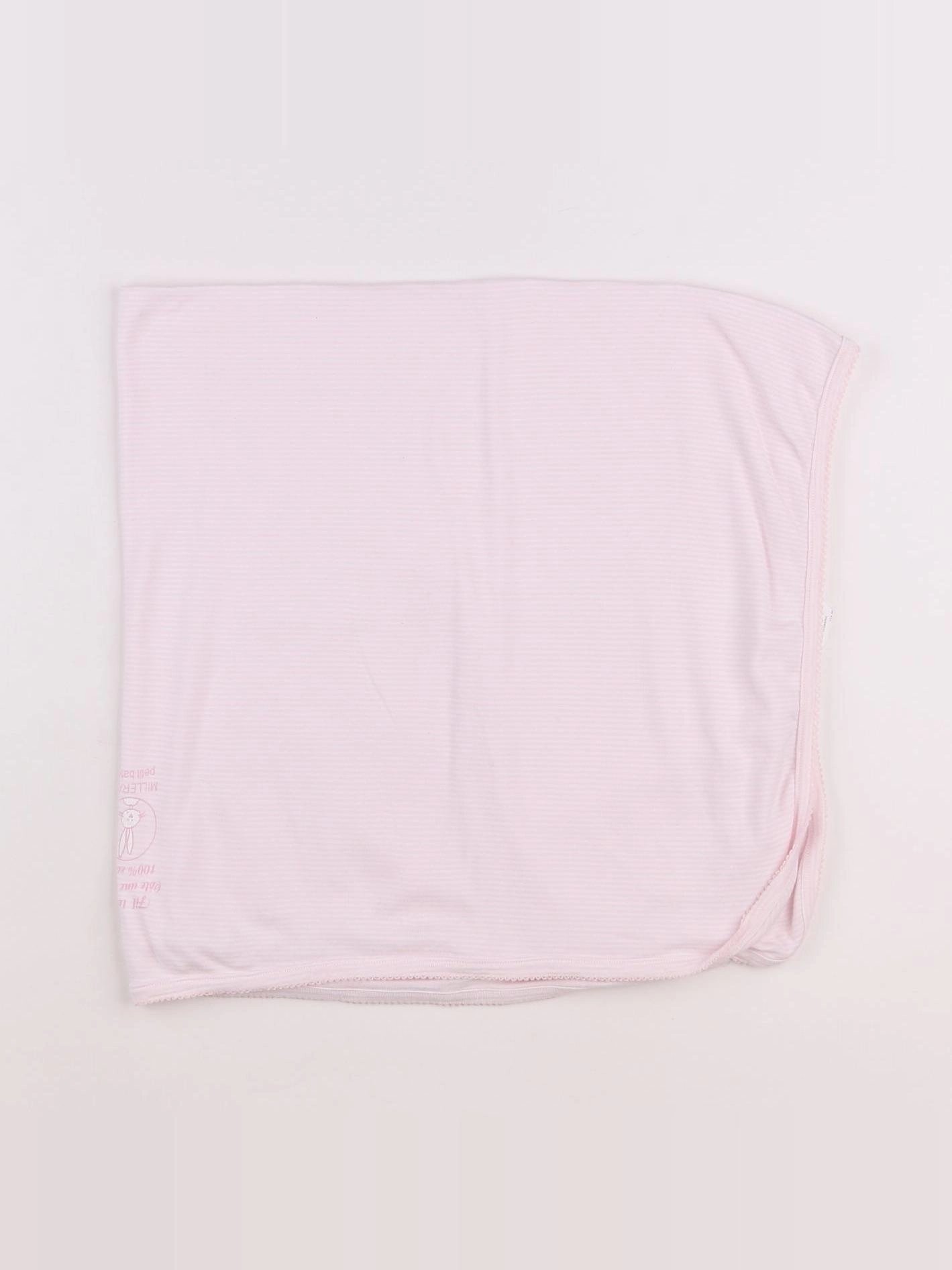 Petit Bateau - couverture blanc, rose - 