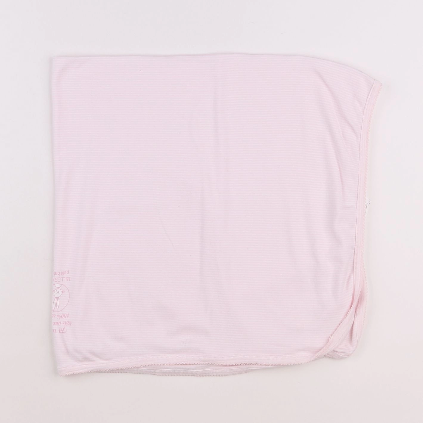 Petit Bateau - couverture blanc, rose - 