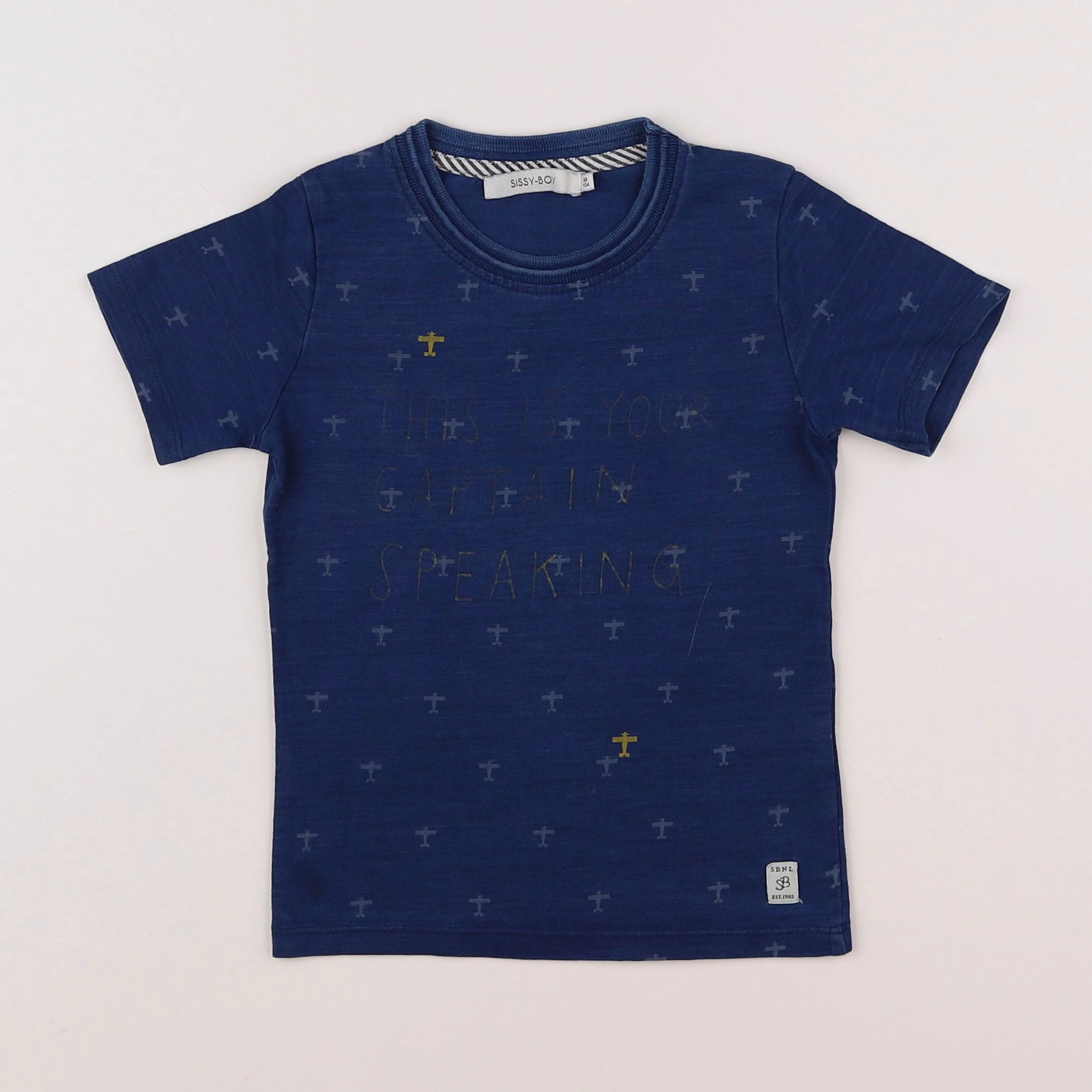 Sissy-Boy - tee-shirt bleu - 3/4 ans