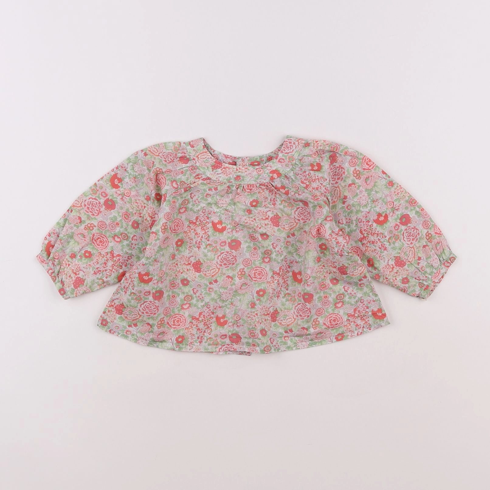 Bonpoint - blouse multicolore - 12 mois