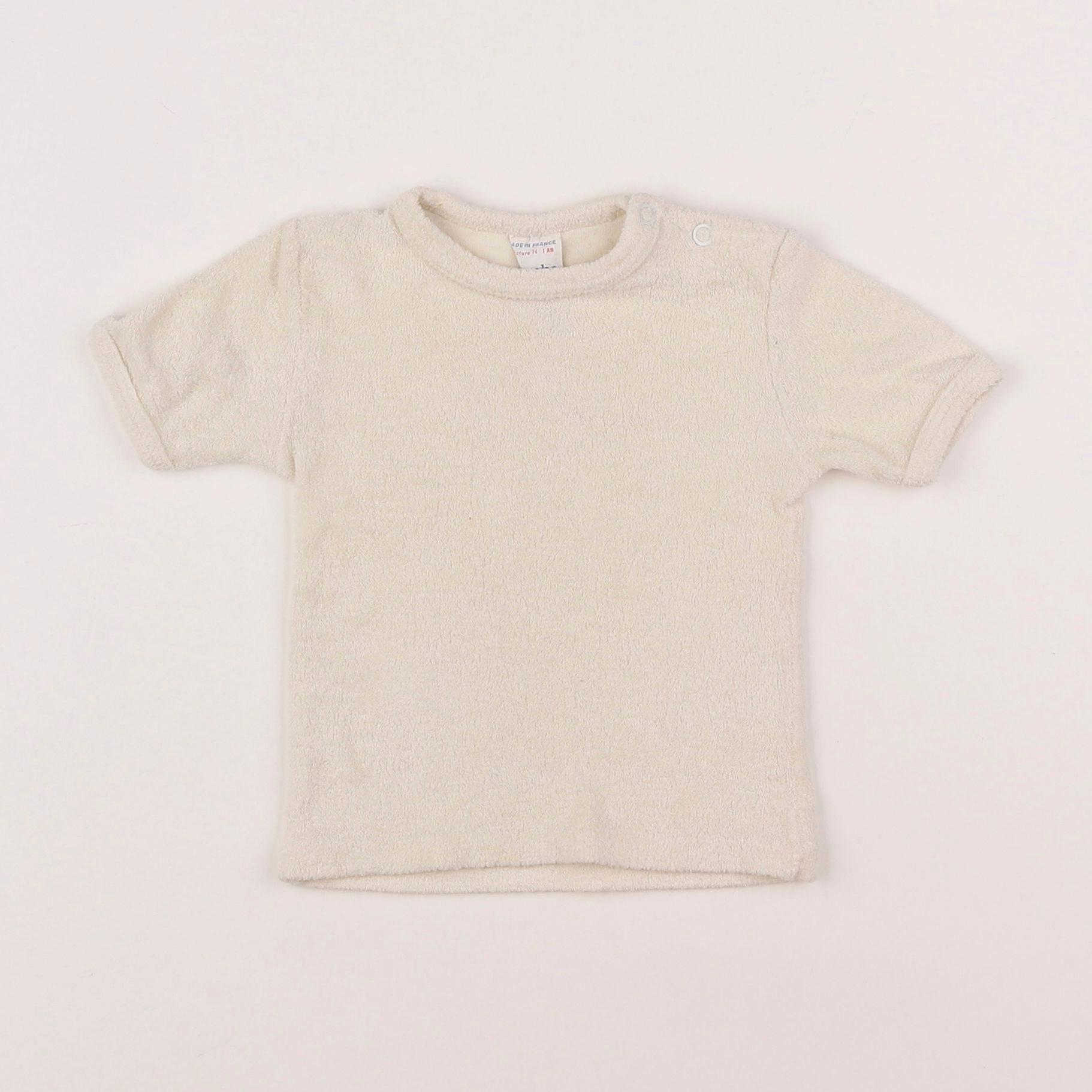 Absorba - tee-shirt beige éponge  - 12 mois