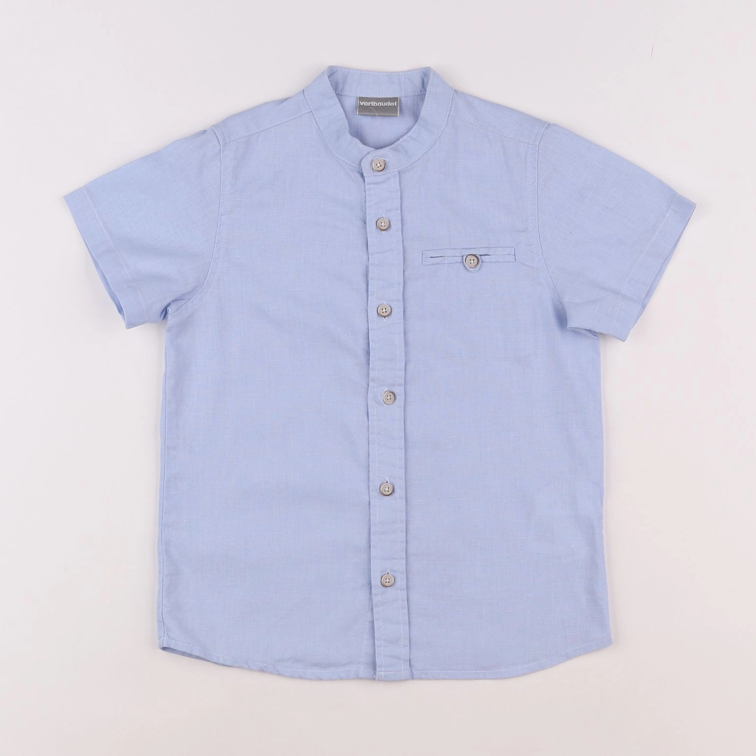 Vertbaudet - chemise bleu - 6 ans