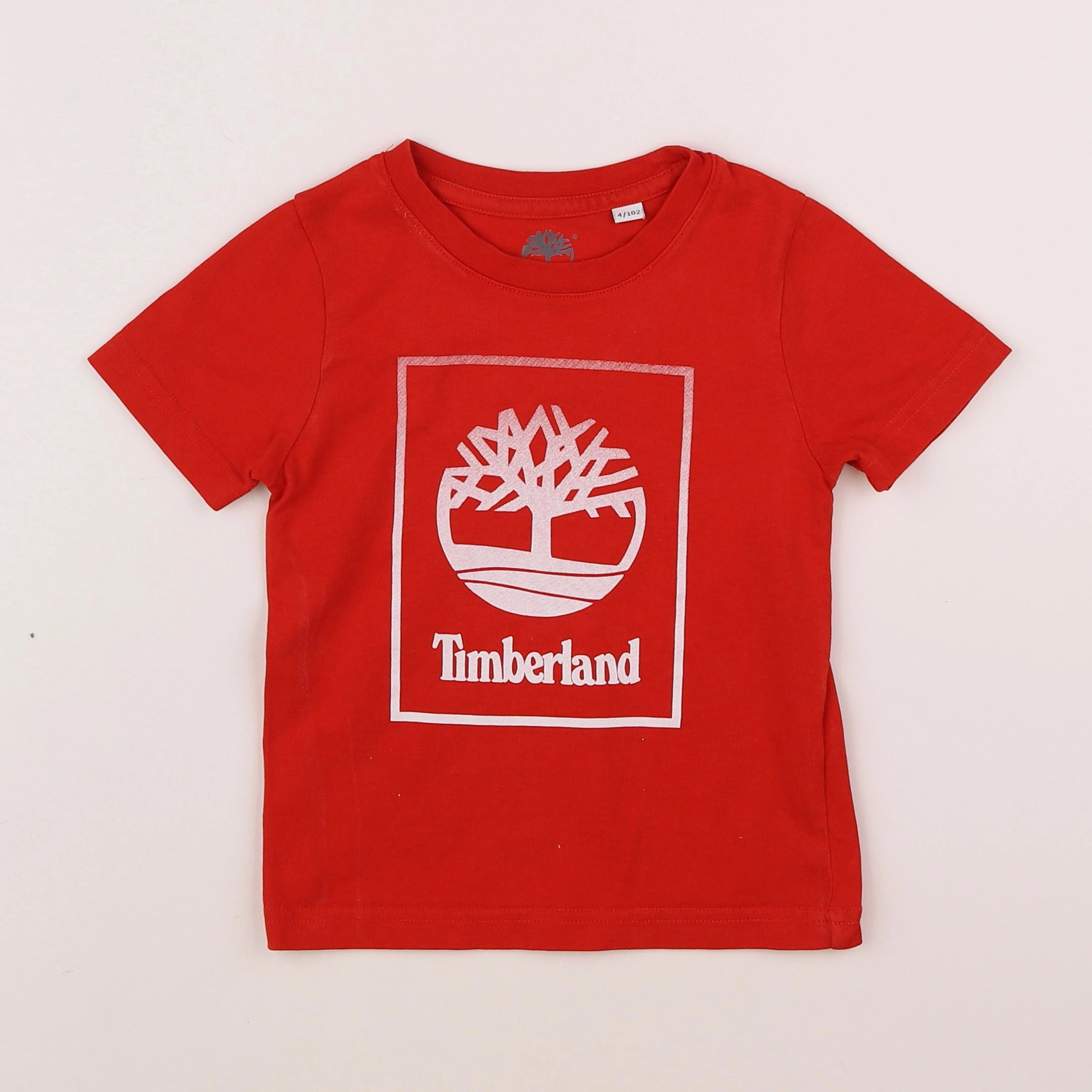 Timberland - tee-shirt rouge - 4 ans