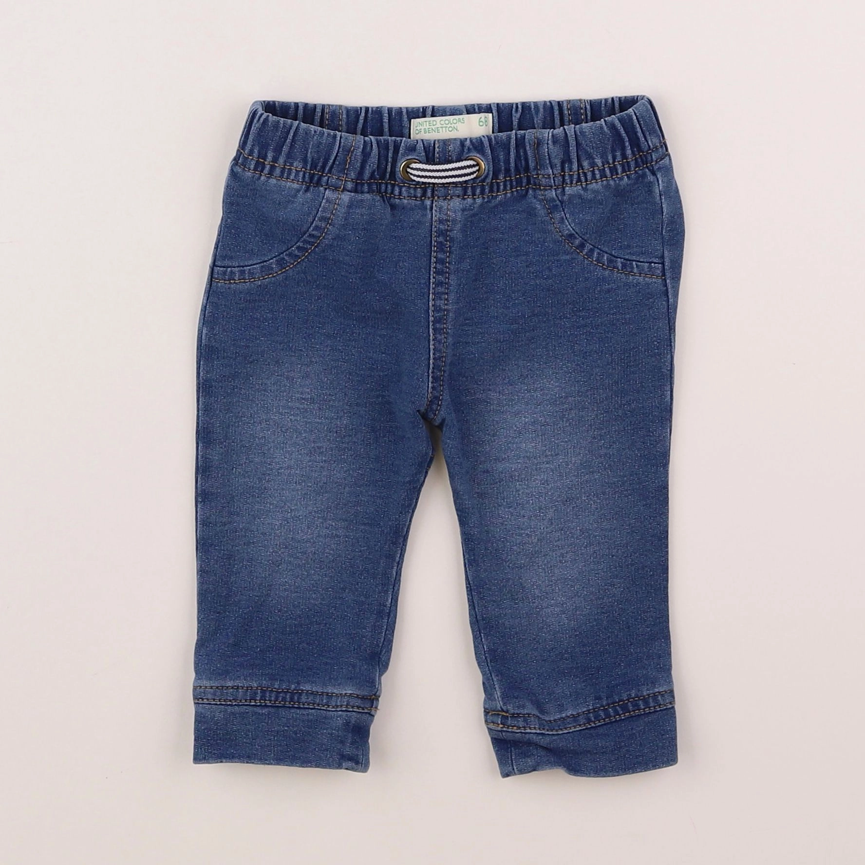 Benetton - jean bleu - 9 mois