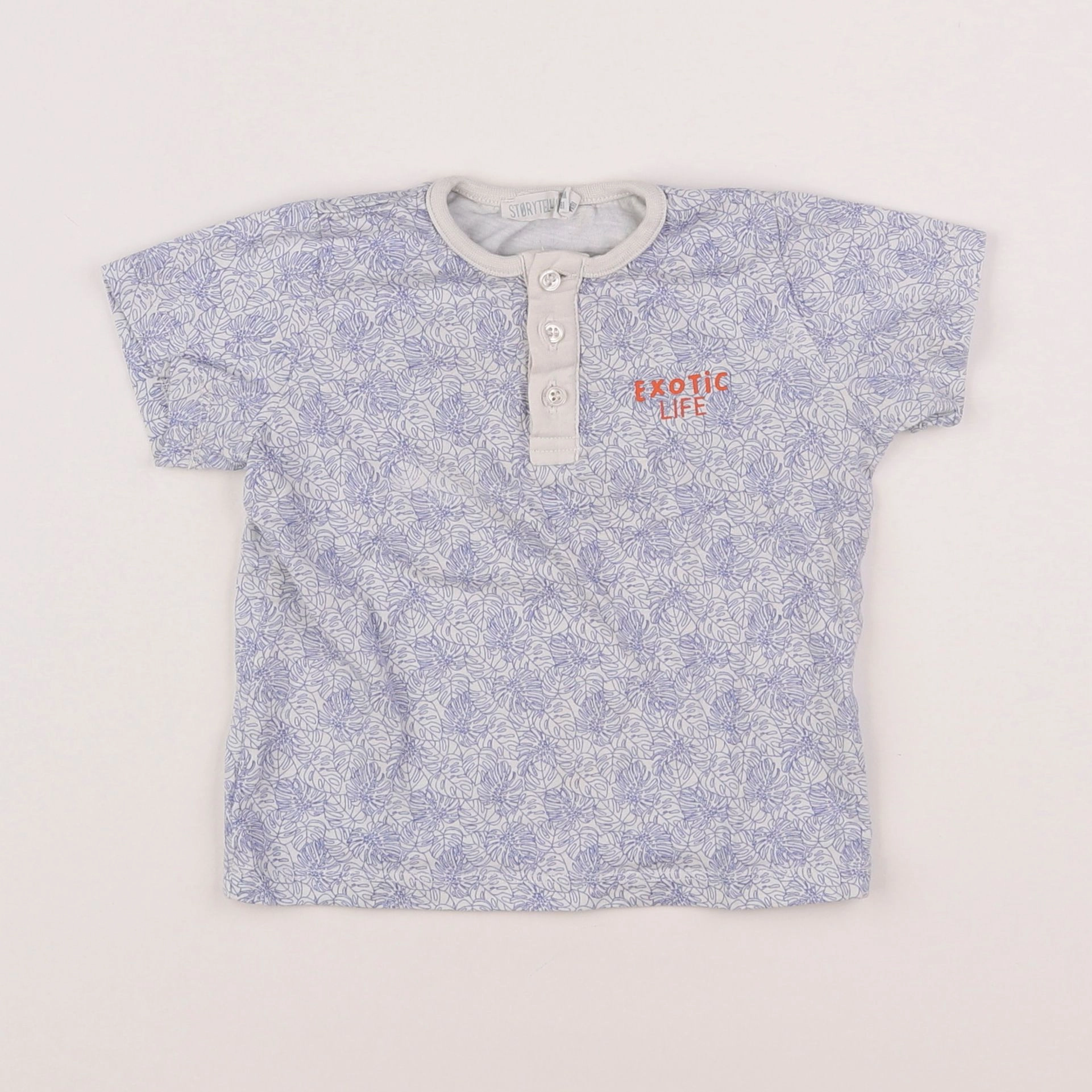 Storytelling - tee-shirt bleu - 18 mois