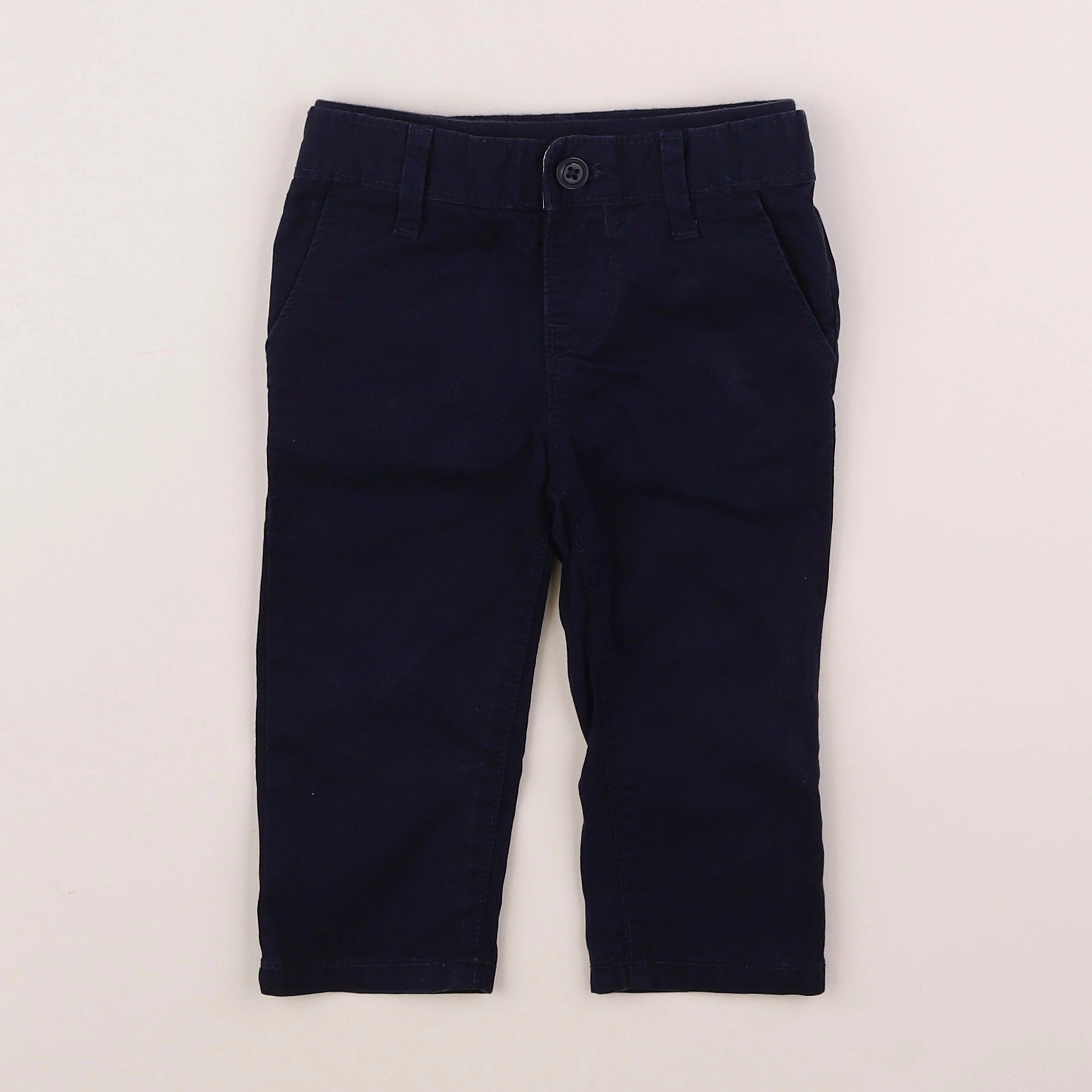 GAP - pantalon bleu - 12/18 mois