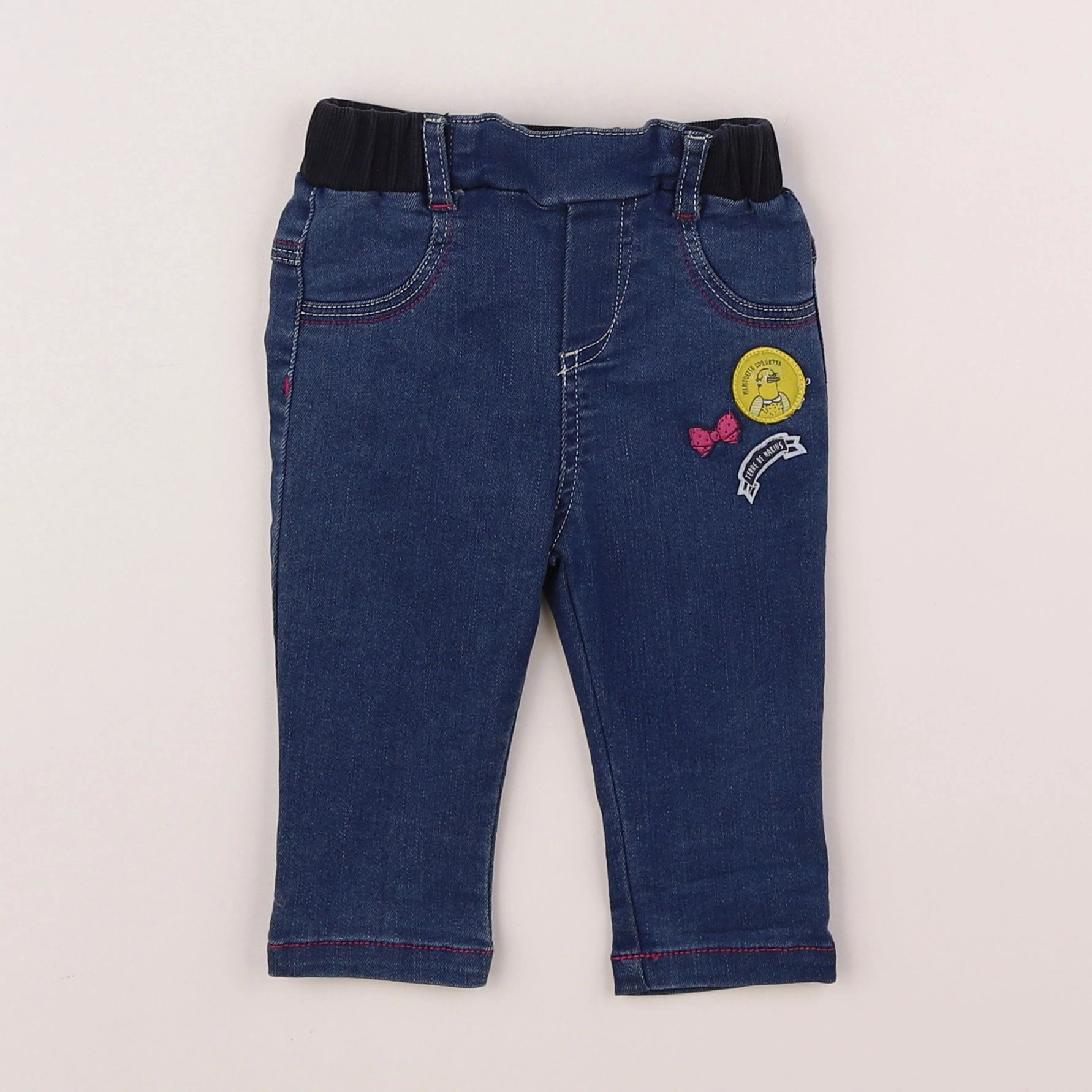 Terre de marins - jegging bleu - 6 mois