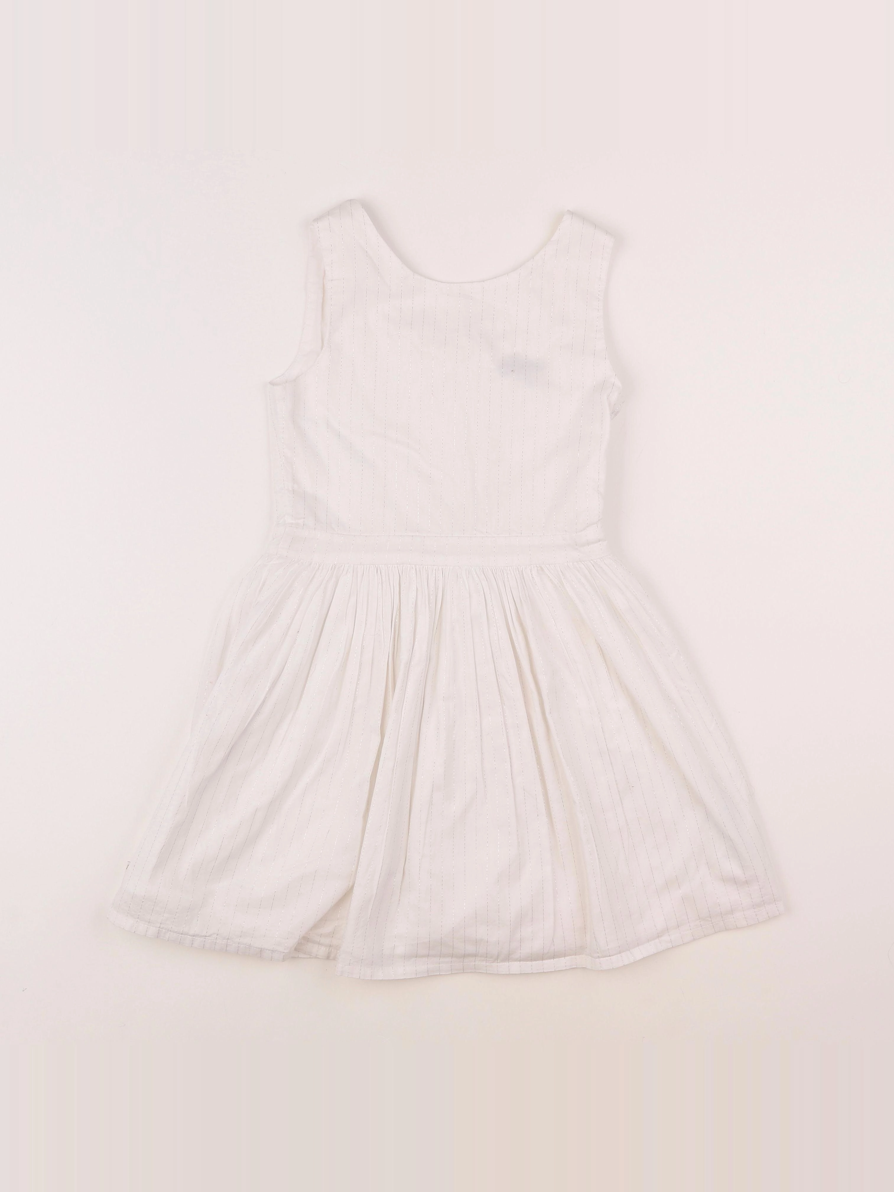 Okaidi - robe blanc - 8 ans
