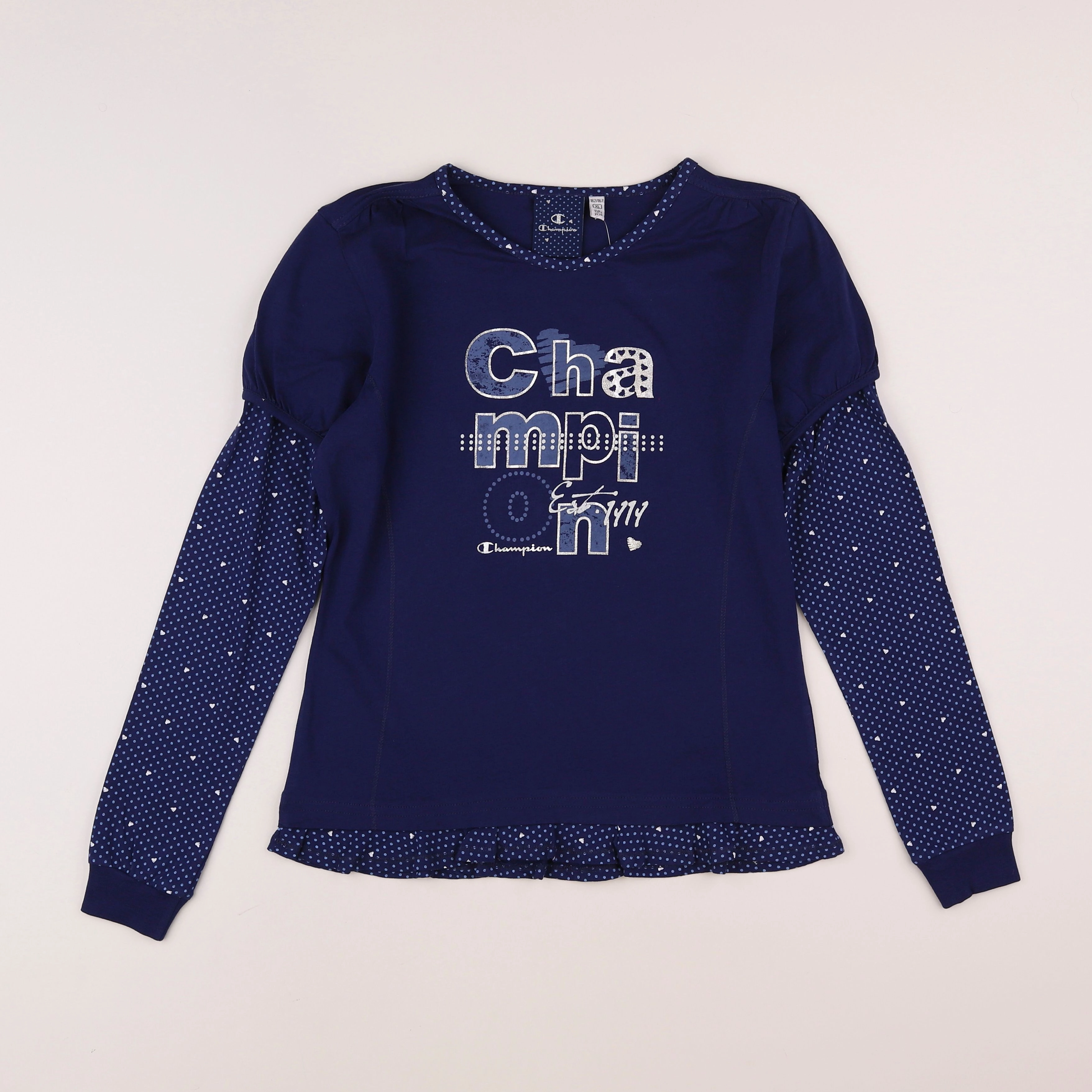 Champion  - tee-shirt bleu - 13/14 ans