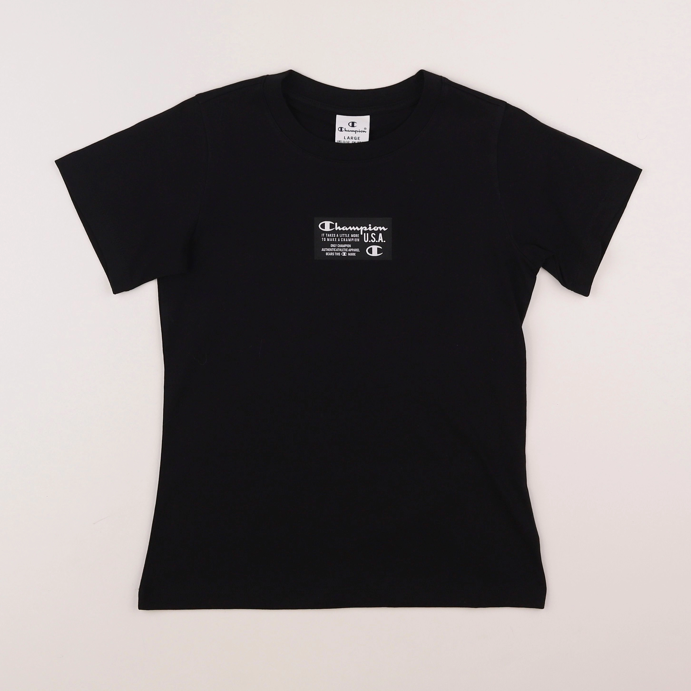 Champion  - tee-shirt noir - 11/12 ans