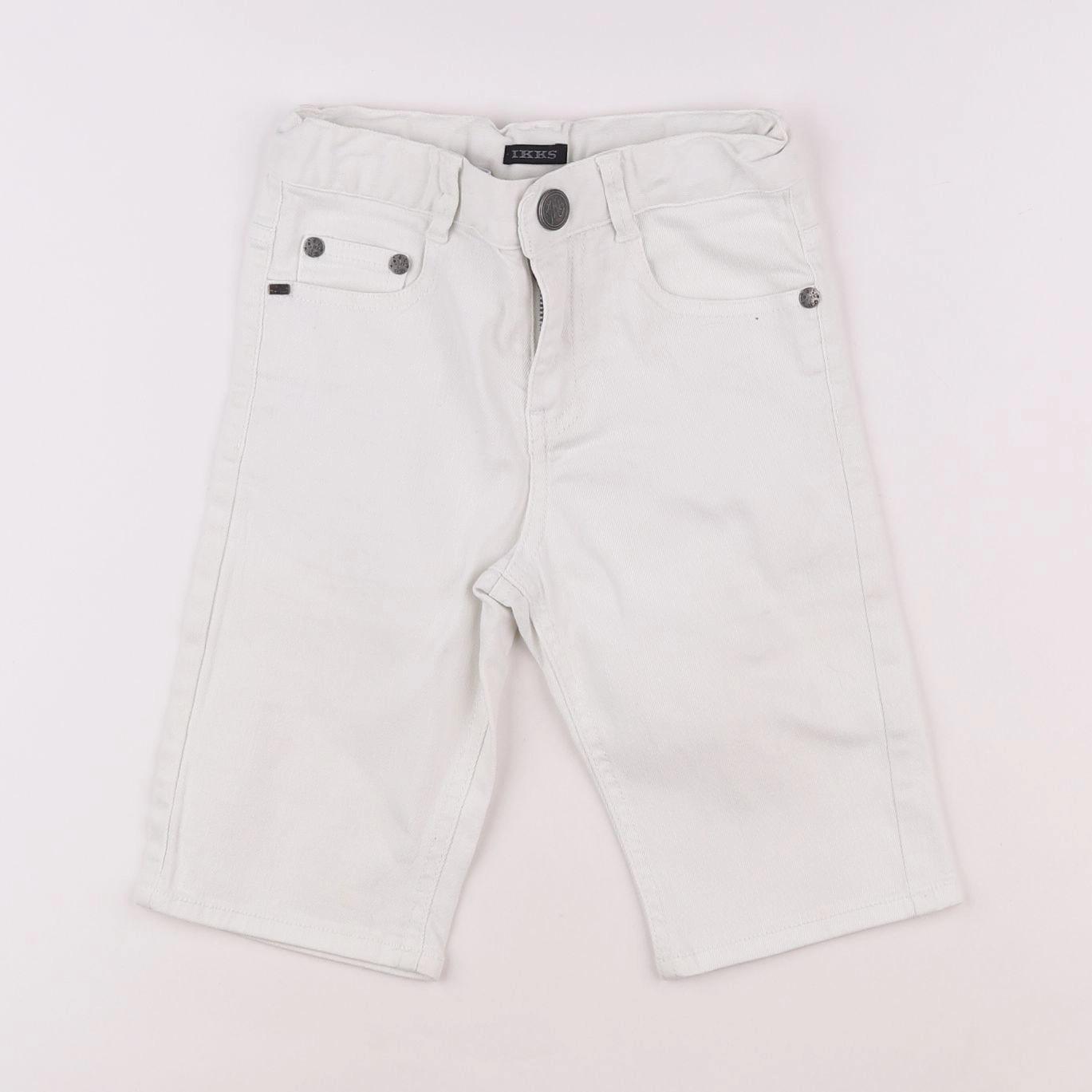 IKKS - short blanc - 7 ans