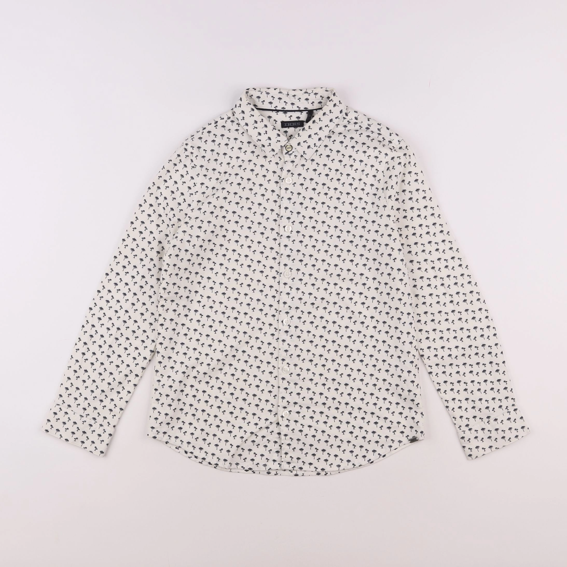 IKKS - chemise beige - 8 ans