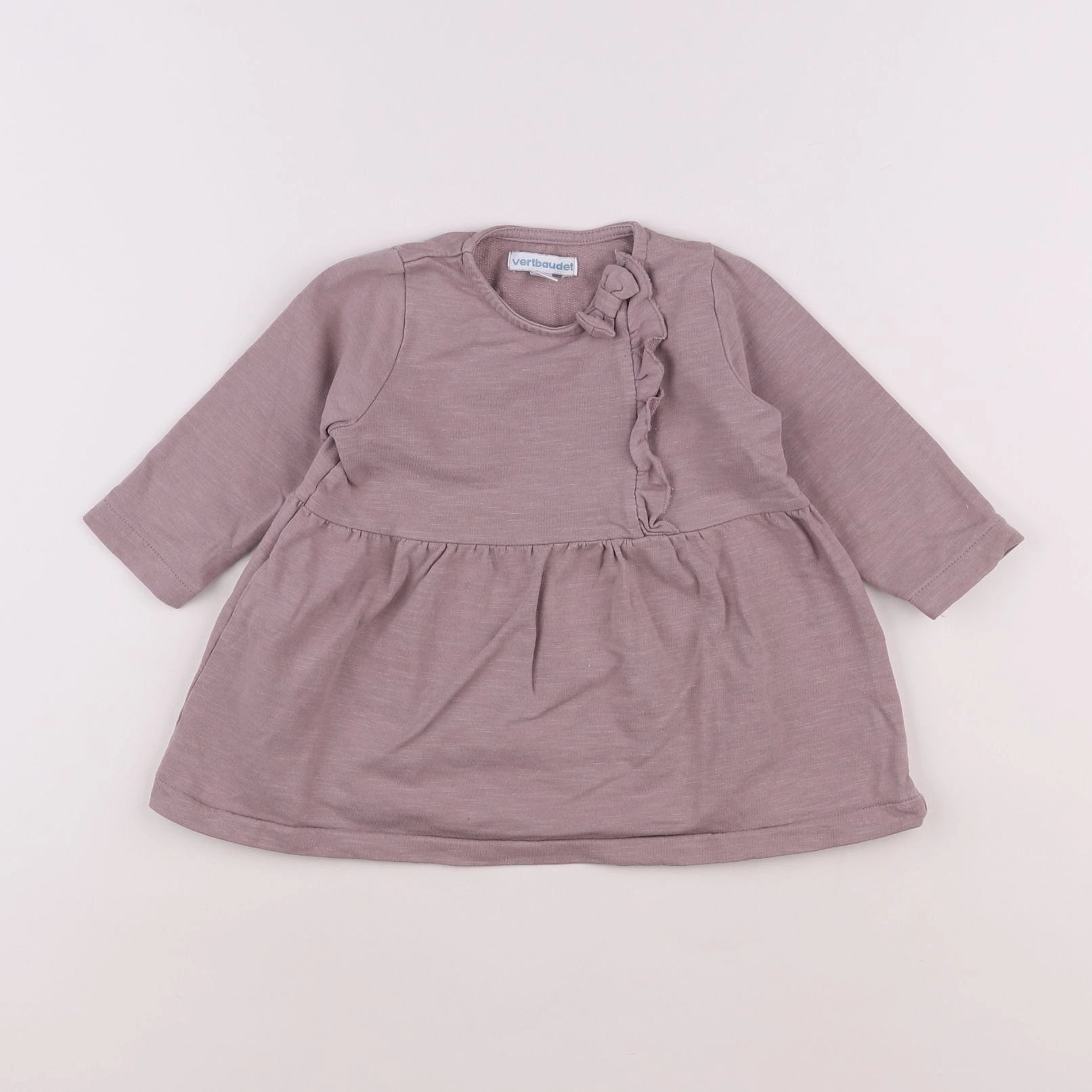 Vertbaudet - robe violet - 12 mois