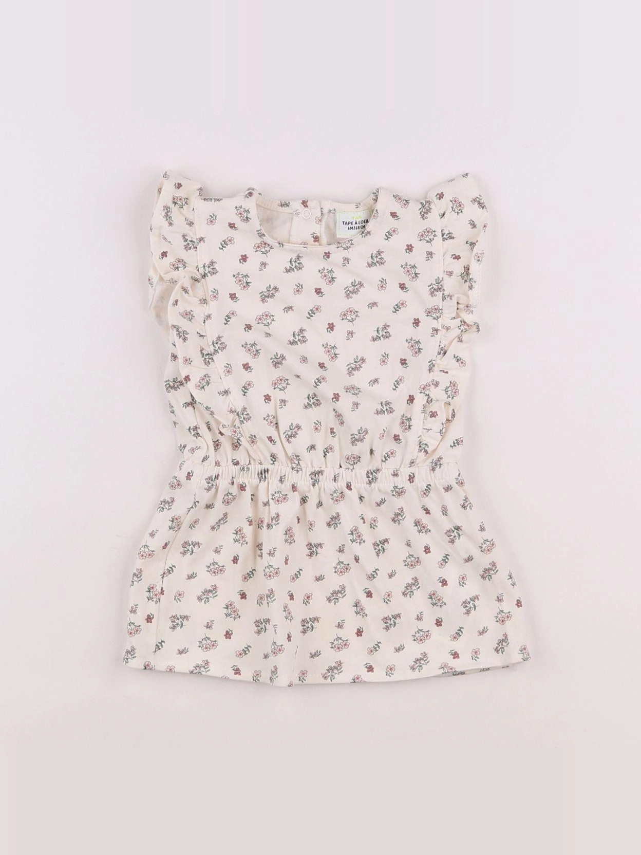 Tape à l'oeil - robe blanc - 6 mois
