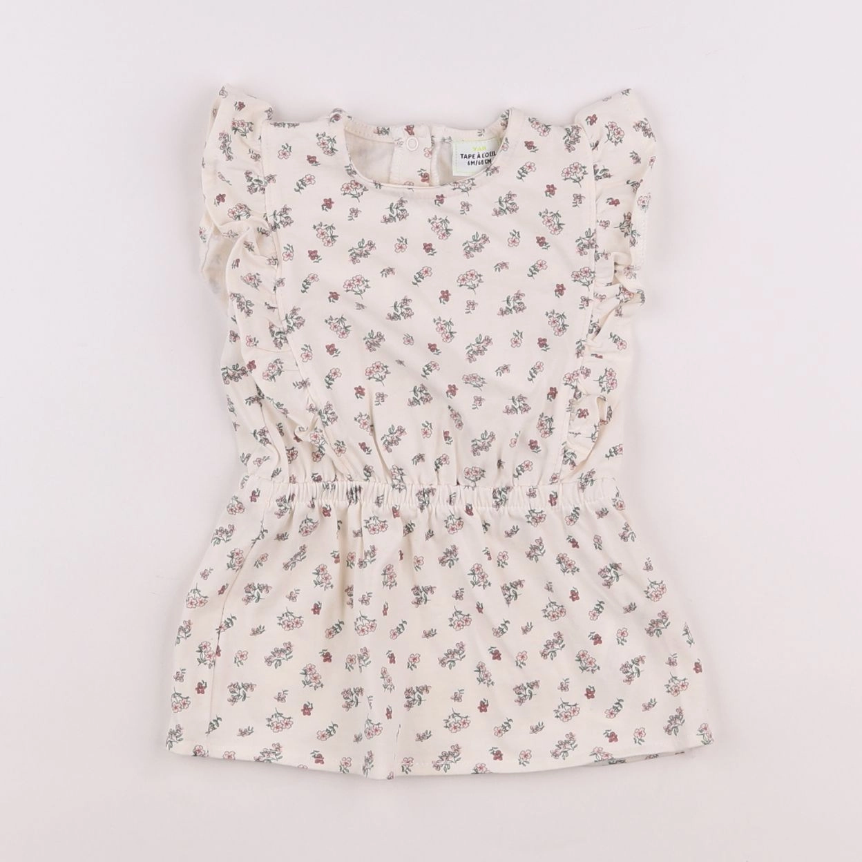 Tape à l'oeil - robe blanc - 6 mois