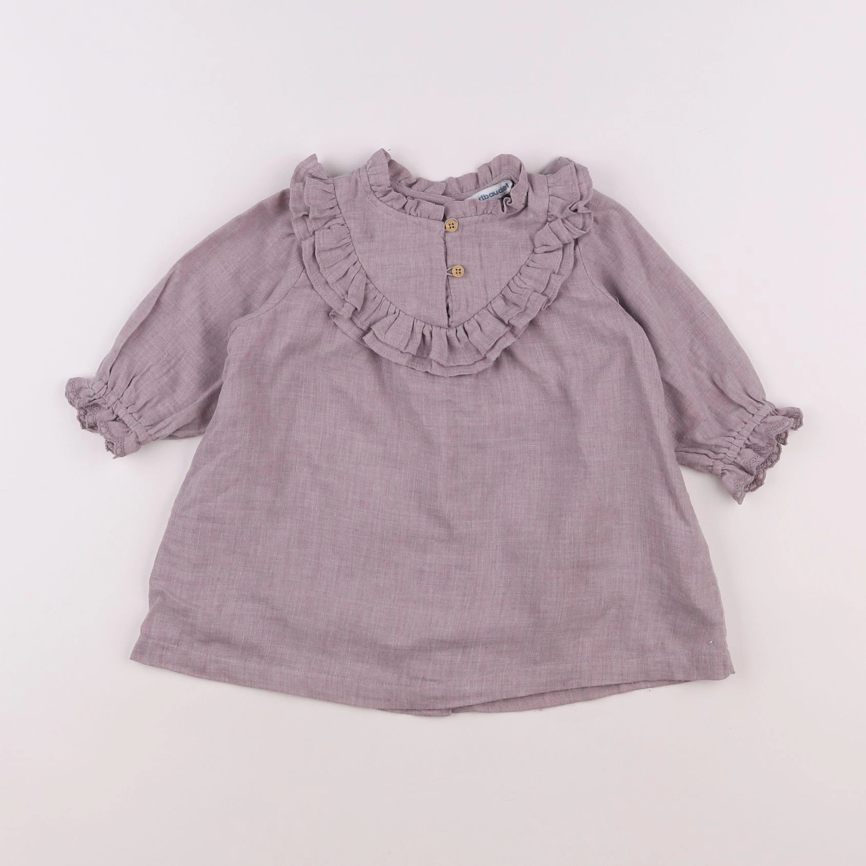 Vertbaudet - robe violet - 9 mois