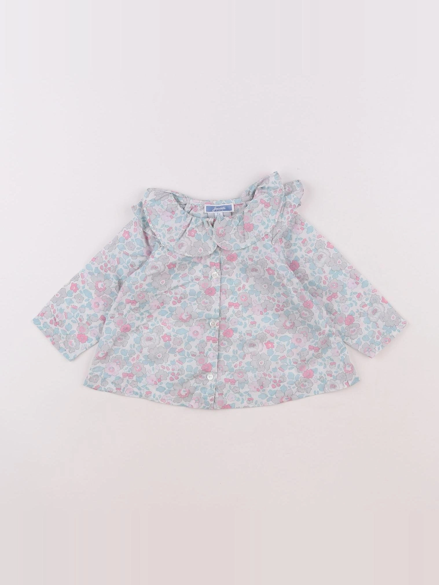 Jacadi - blouse liberty blanc - 6 mois