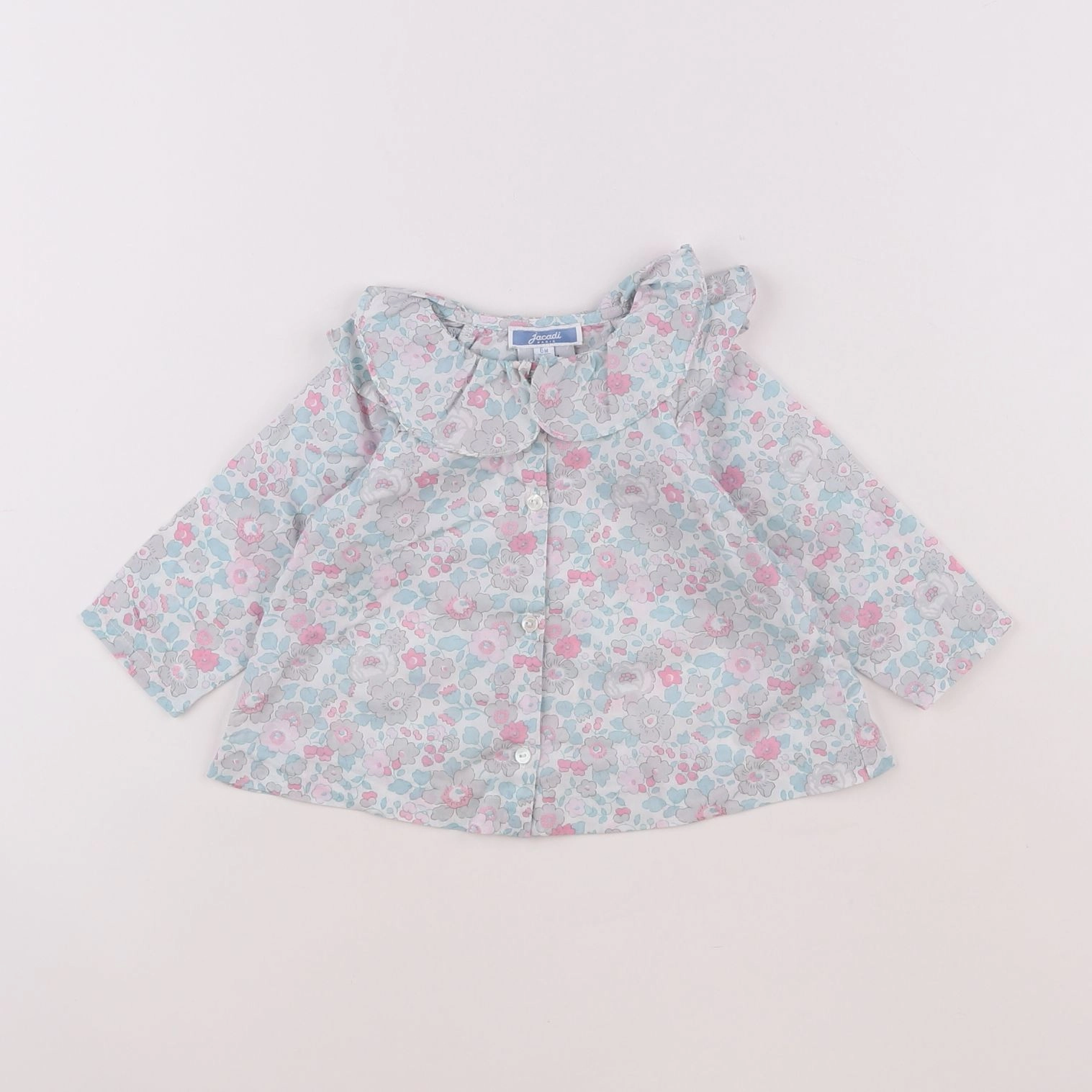 Jacadi - blouse liberty blanc - 6 mois