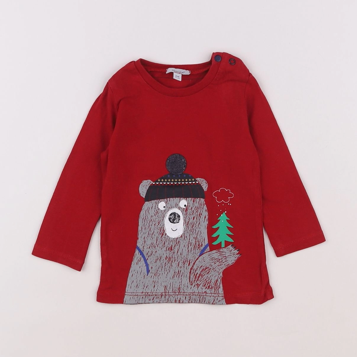 Absorba - tee-shirt rouge - 9 mois