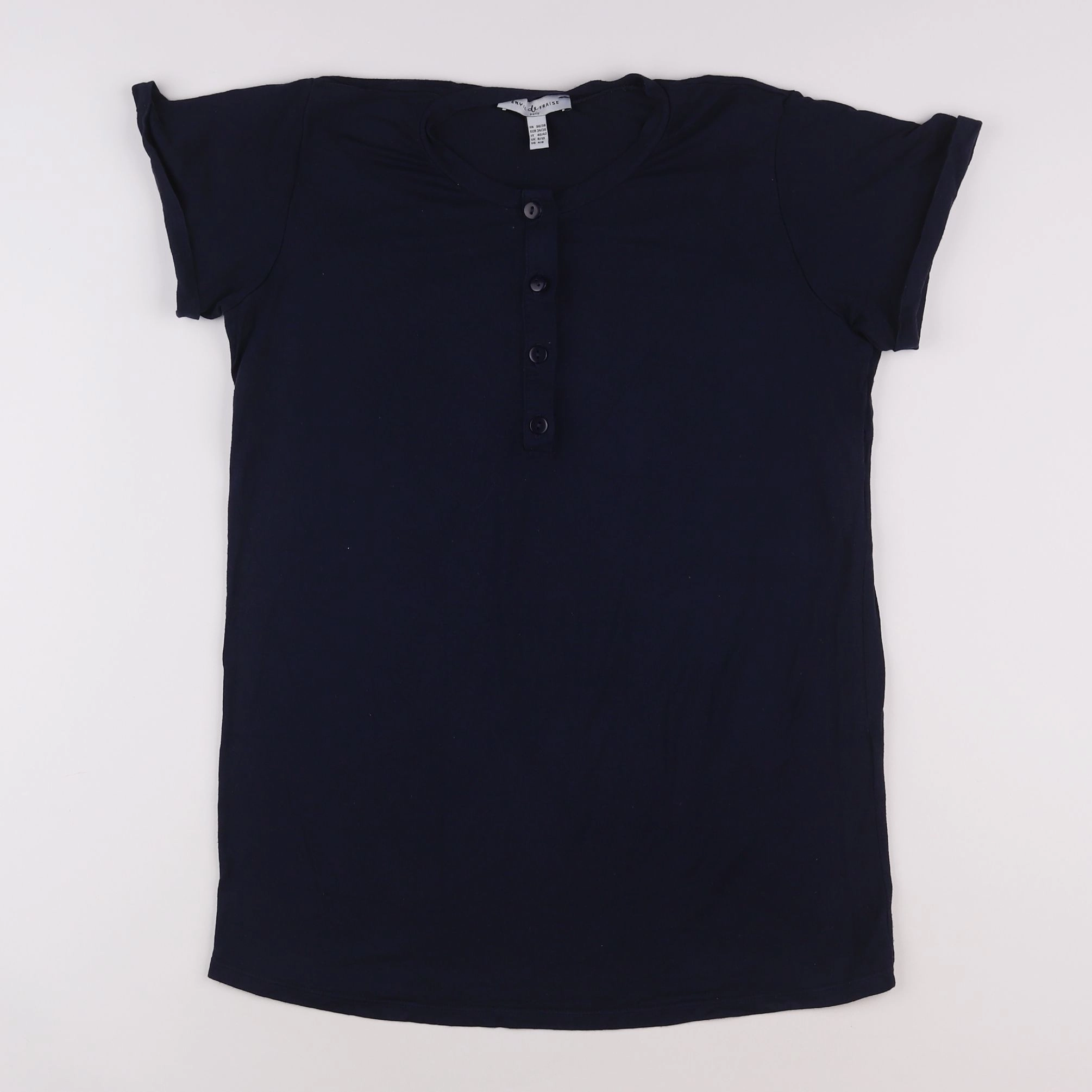 Envie de fraise - tee-shirt bleu - 36 à 38