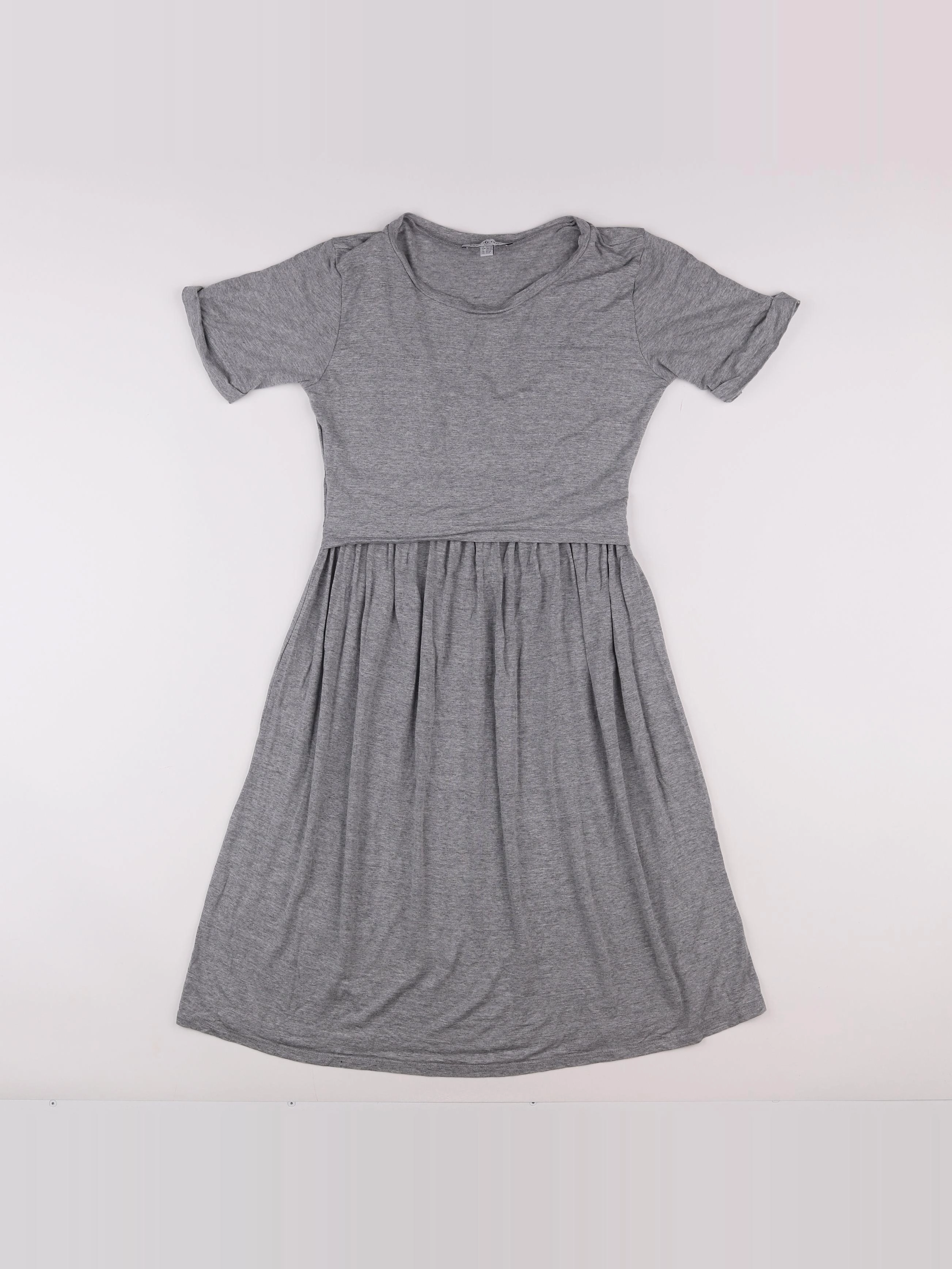 Envie de fraise - robe gris - 36 à 38