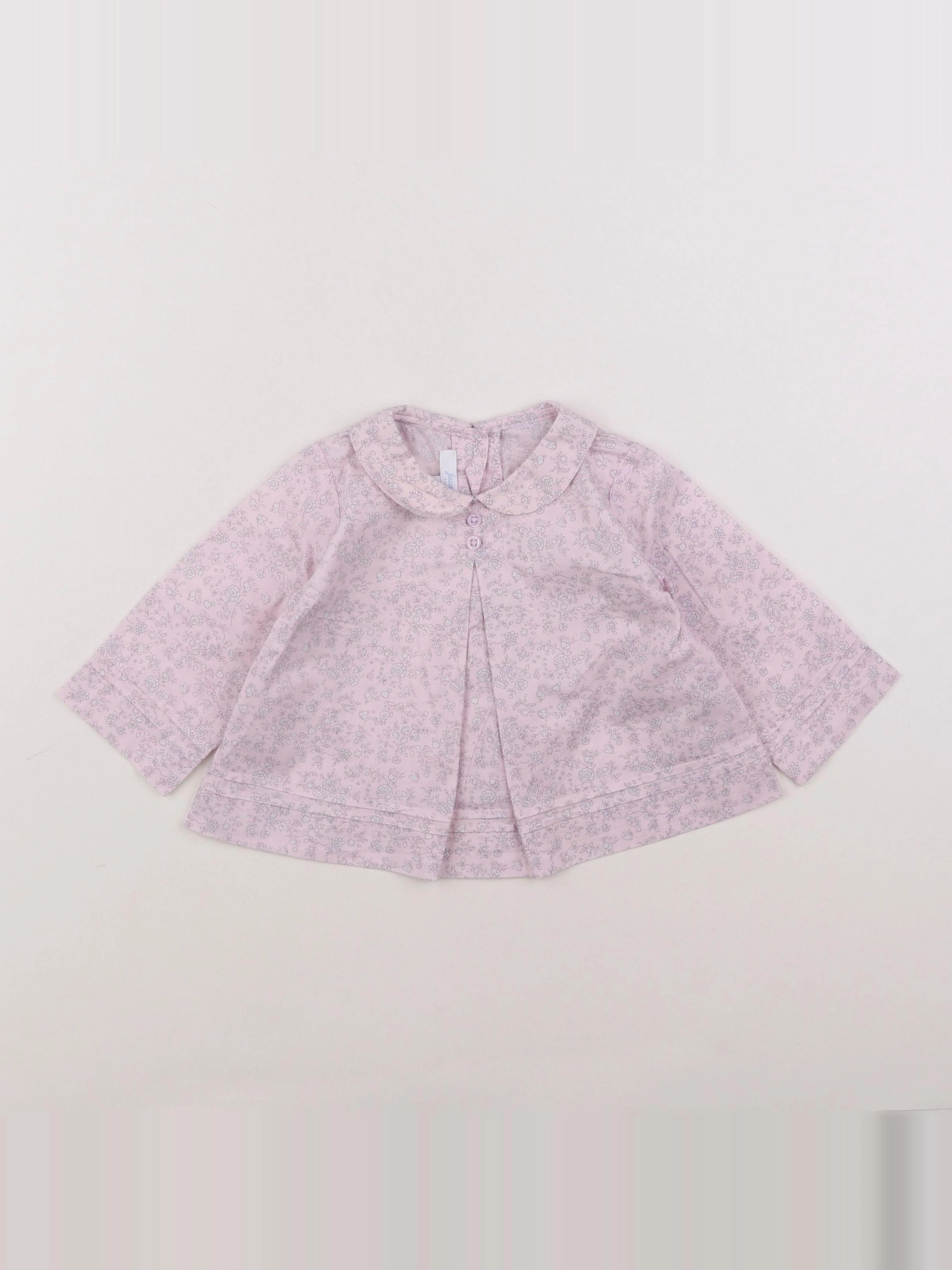 Jacadi - blouse rose - 6 mois