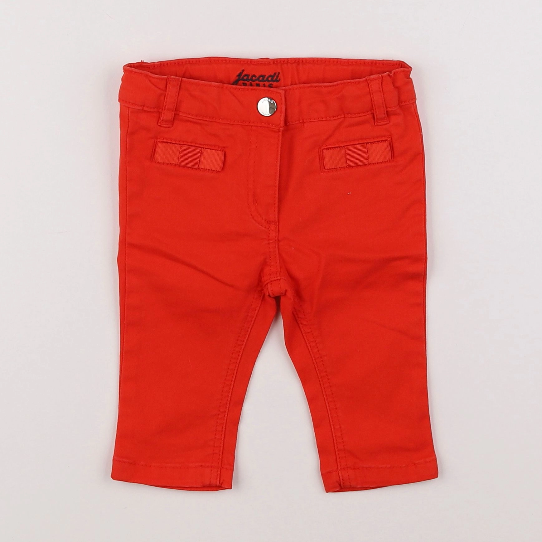 Jacadi - jean rouge - 6 mois
