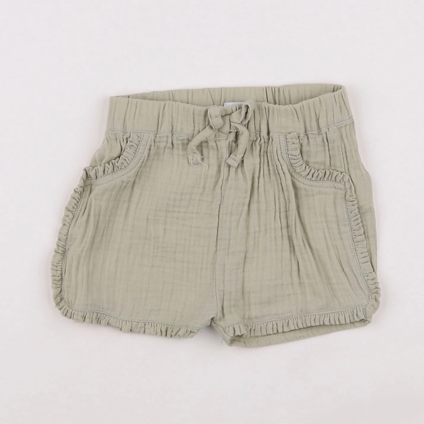 Vertbaudet - short vert - 12 mois