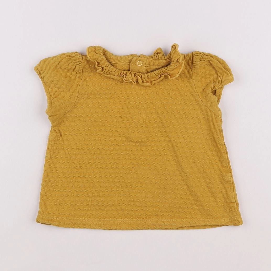 Boutchou - tee-shirt jaune - 9 mois