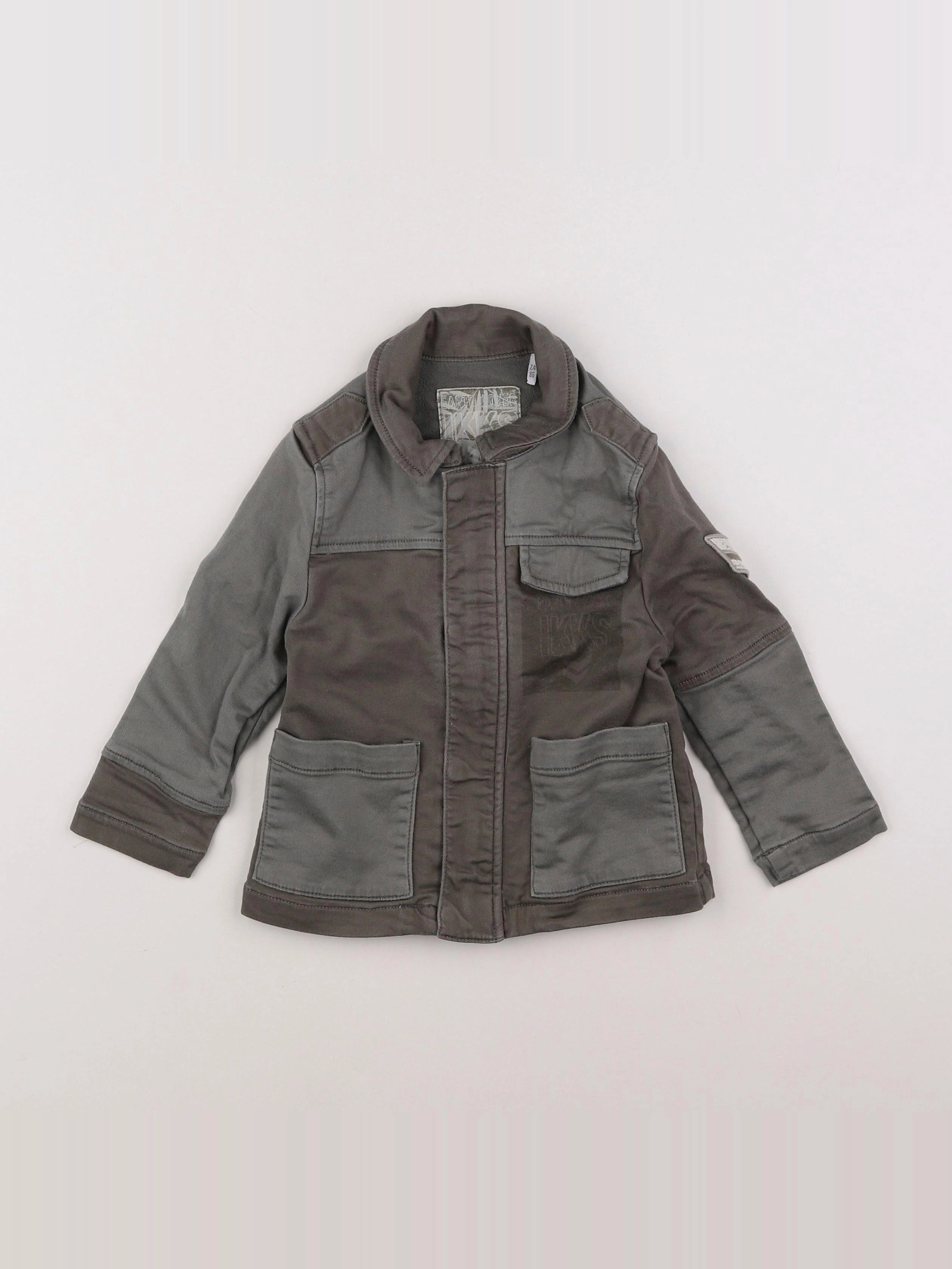 IKKS - veste imprimé au dos vert - 2 ans
