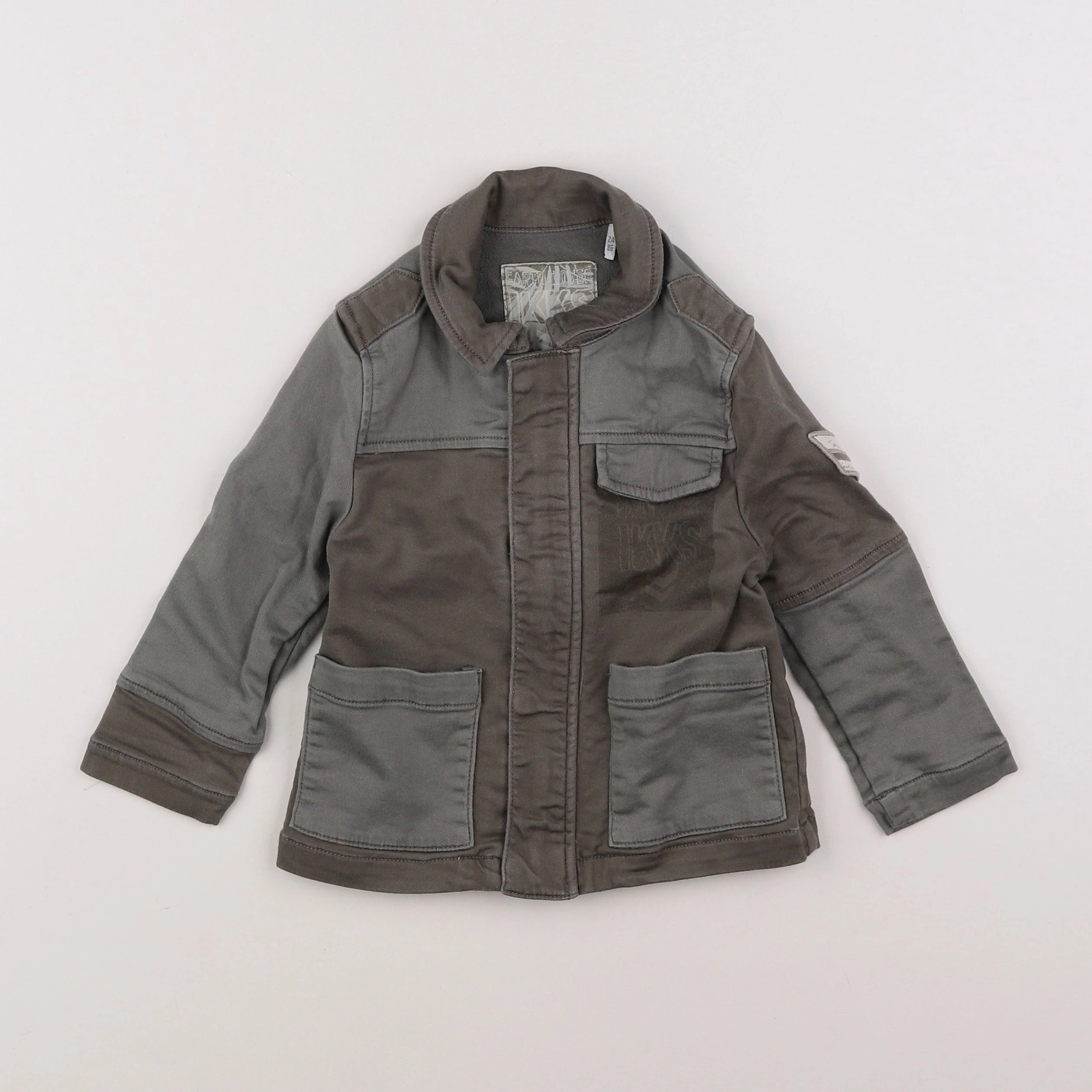 IKKS - veste imprimé au dos vert - 2 ans