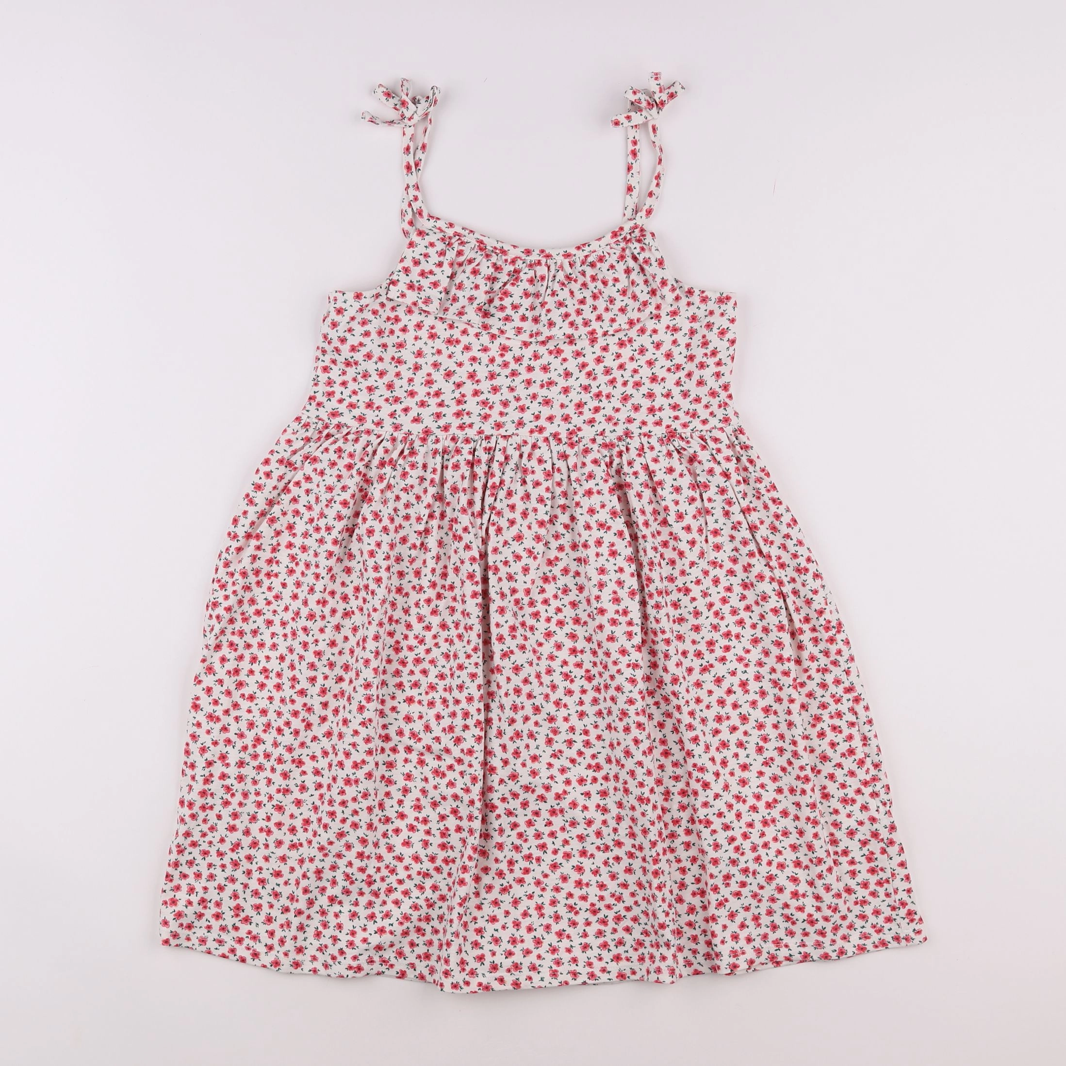 Vertbaudet - robe rouge - 10 ans