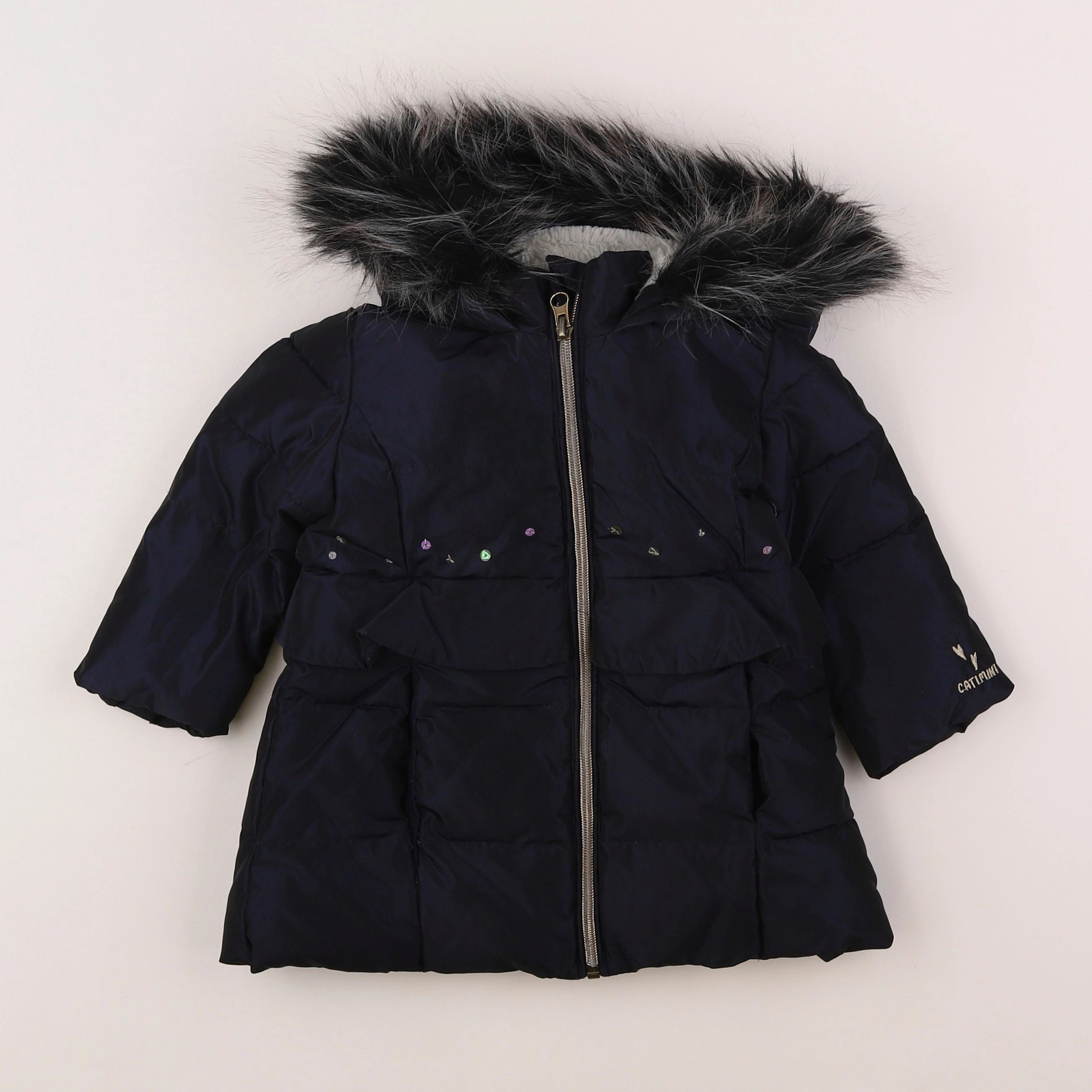 Catimini - parka bleu - 18 mois