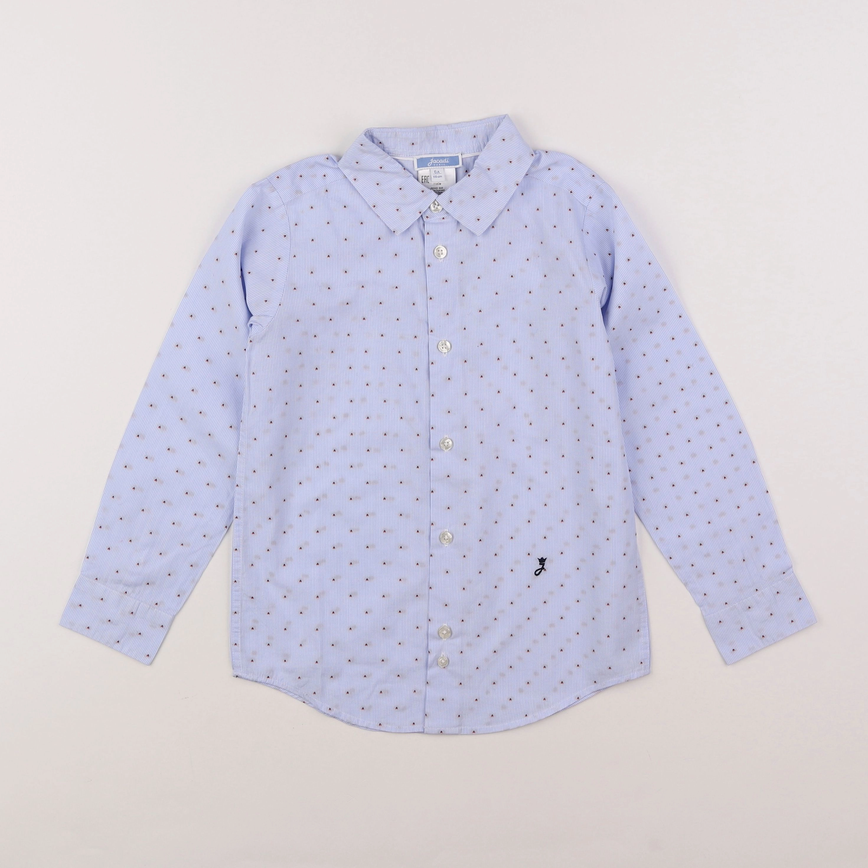 Jacadi - chemise bleu - 6 ans