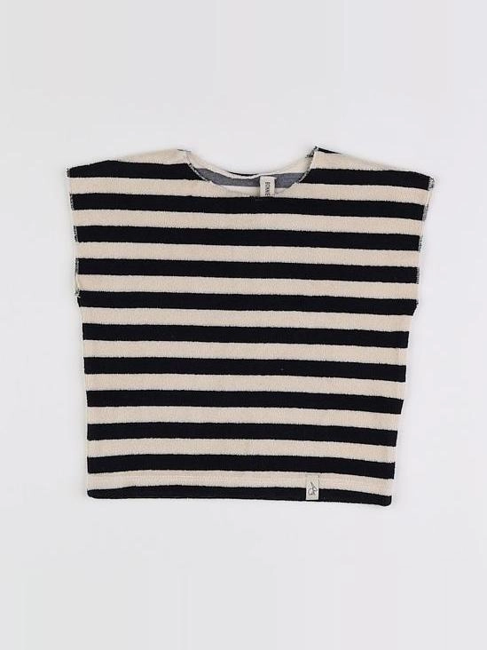Bonnie & The Gang - tee-shirt éponge MIL ink stripe - 0/3 mois