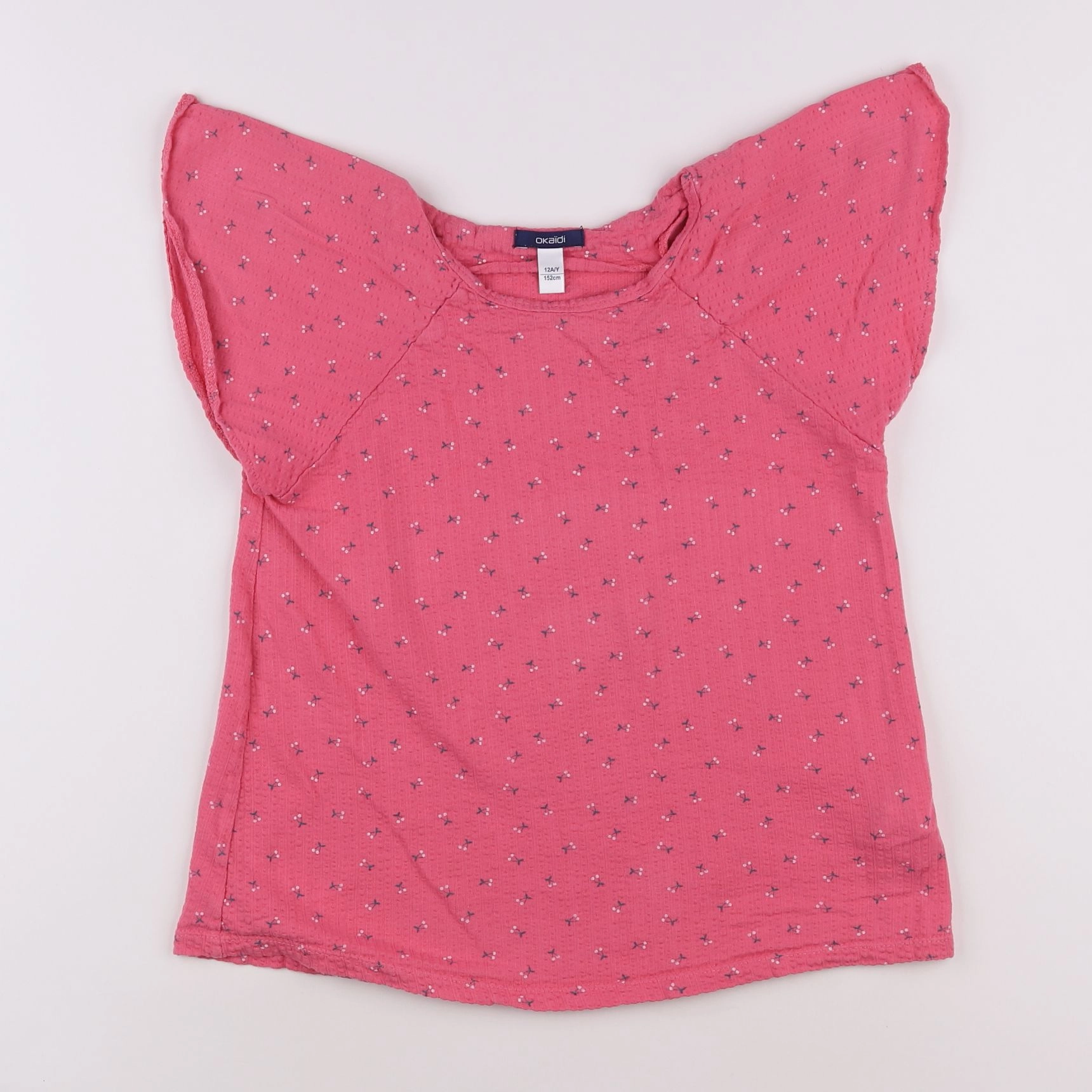 Okaidi - blouse rose - 12 ans