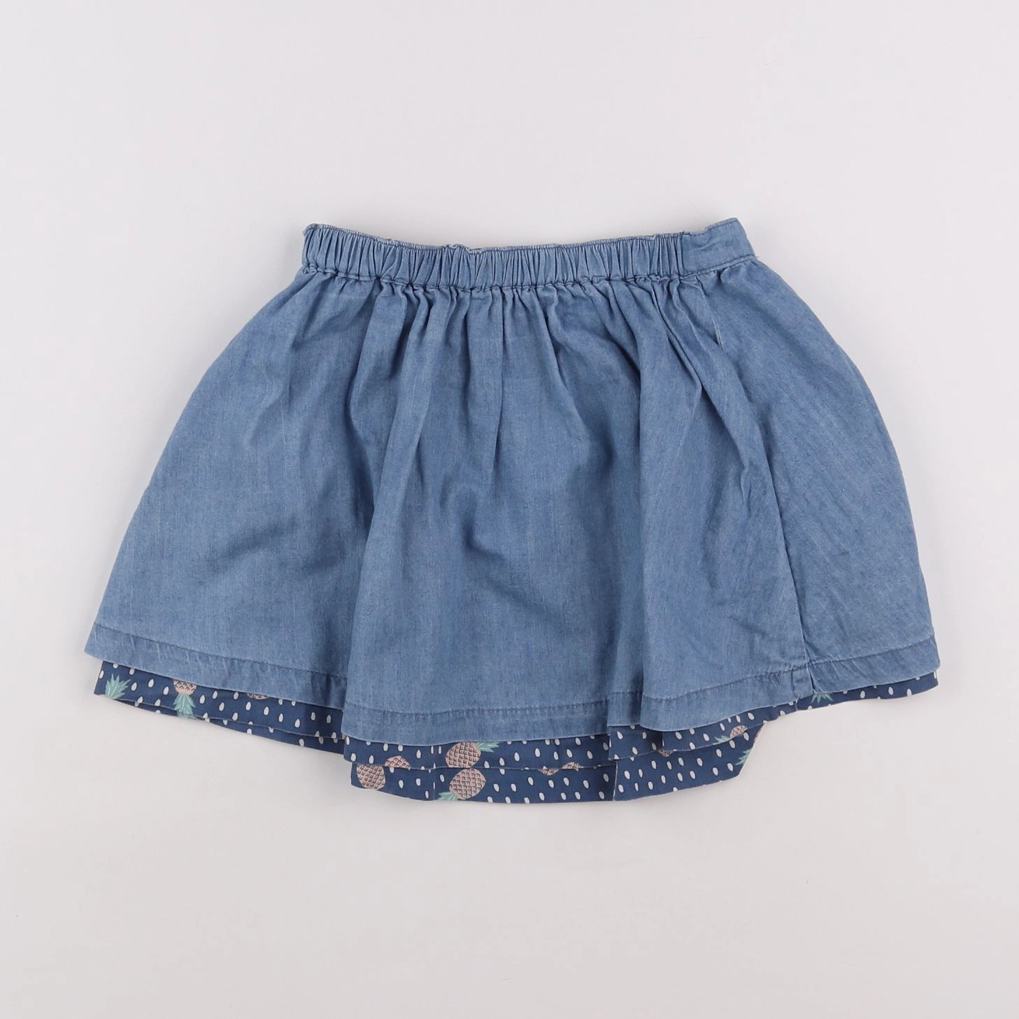 Vertbaudet - jupe bleu - 8 ans