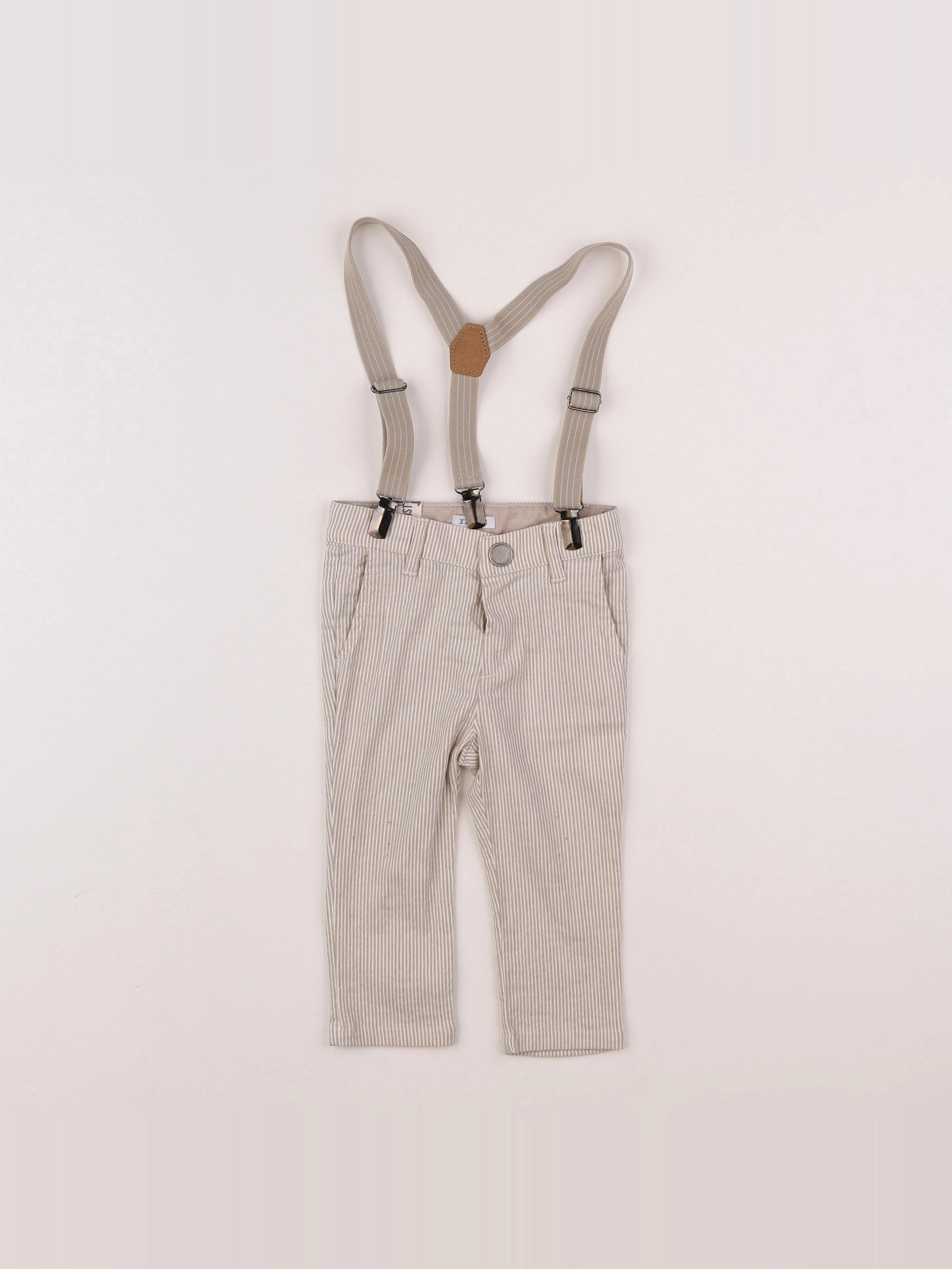 IKKS - pantalon beige - 12 mois