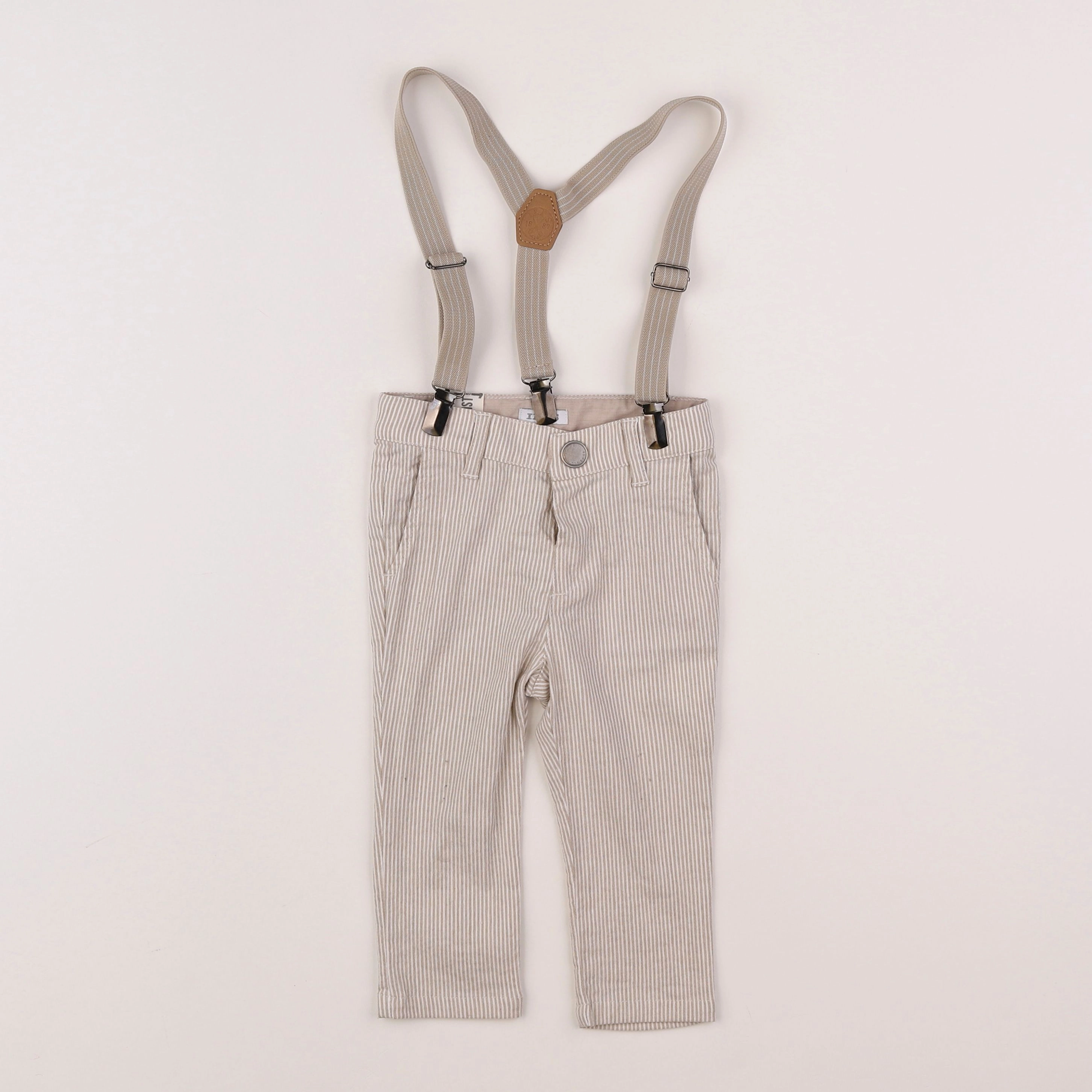 IKKS - pantalon beige - 12 mois