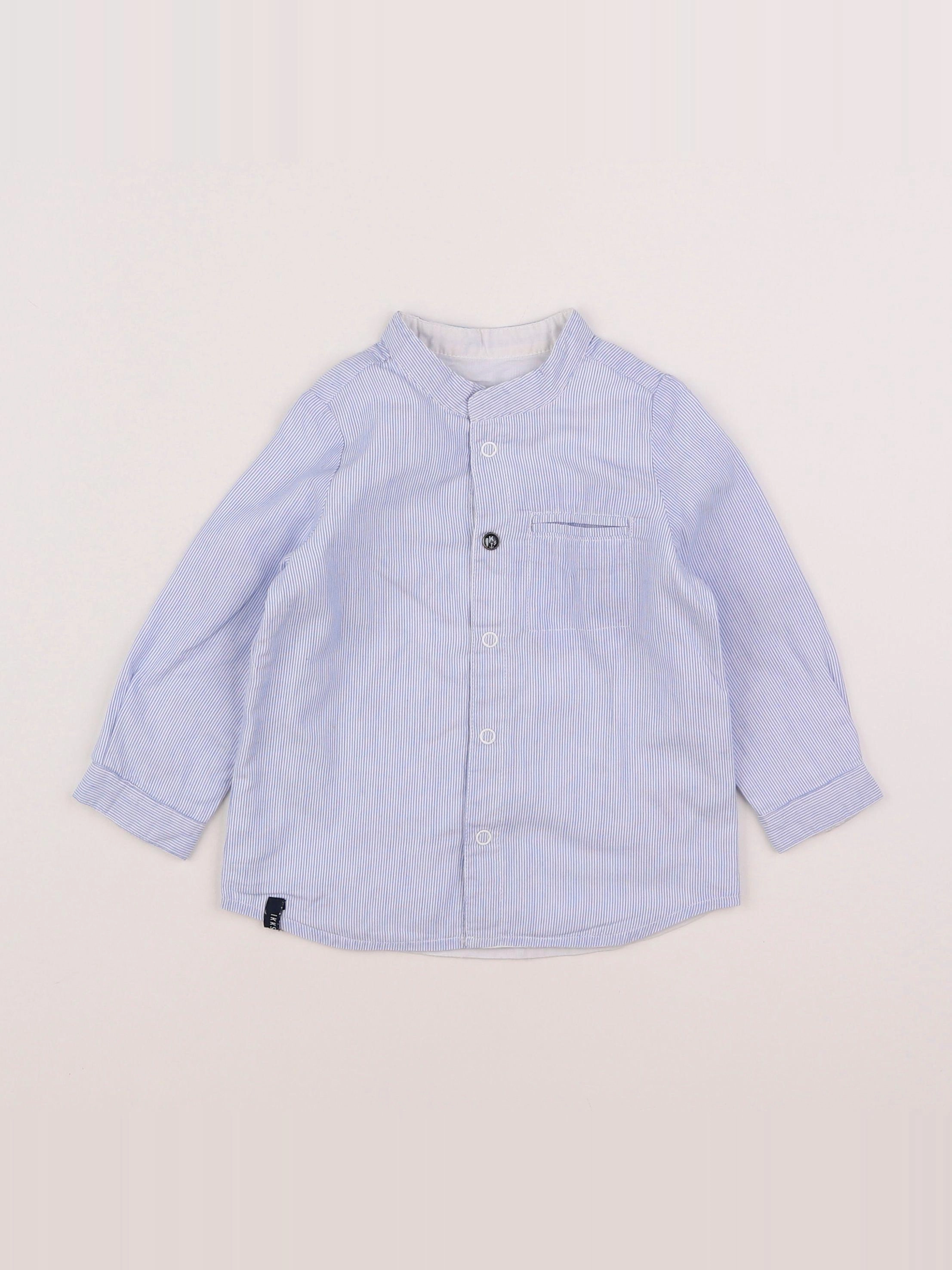 IKKS - chemise bleu - 12 mois