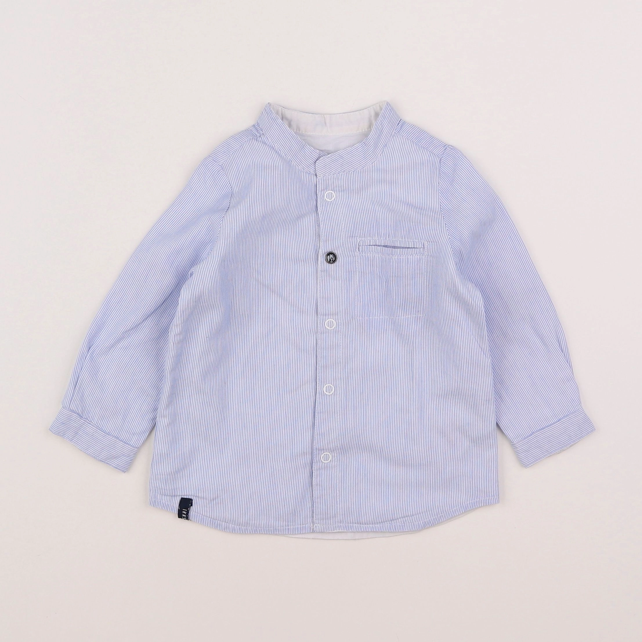 IKKS - chemise bleu - 12 mois