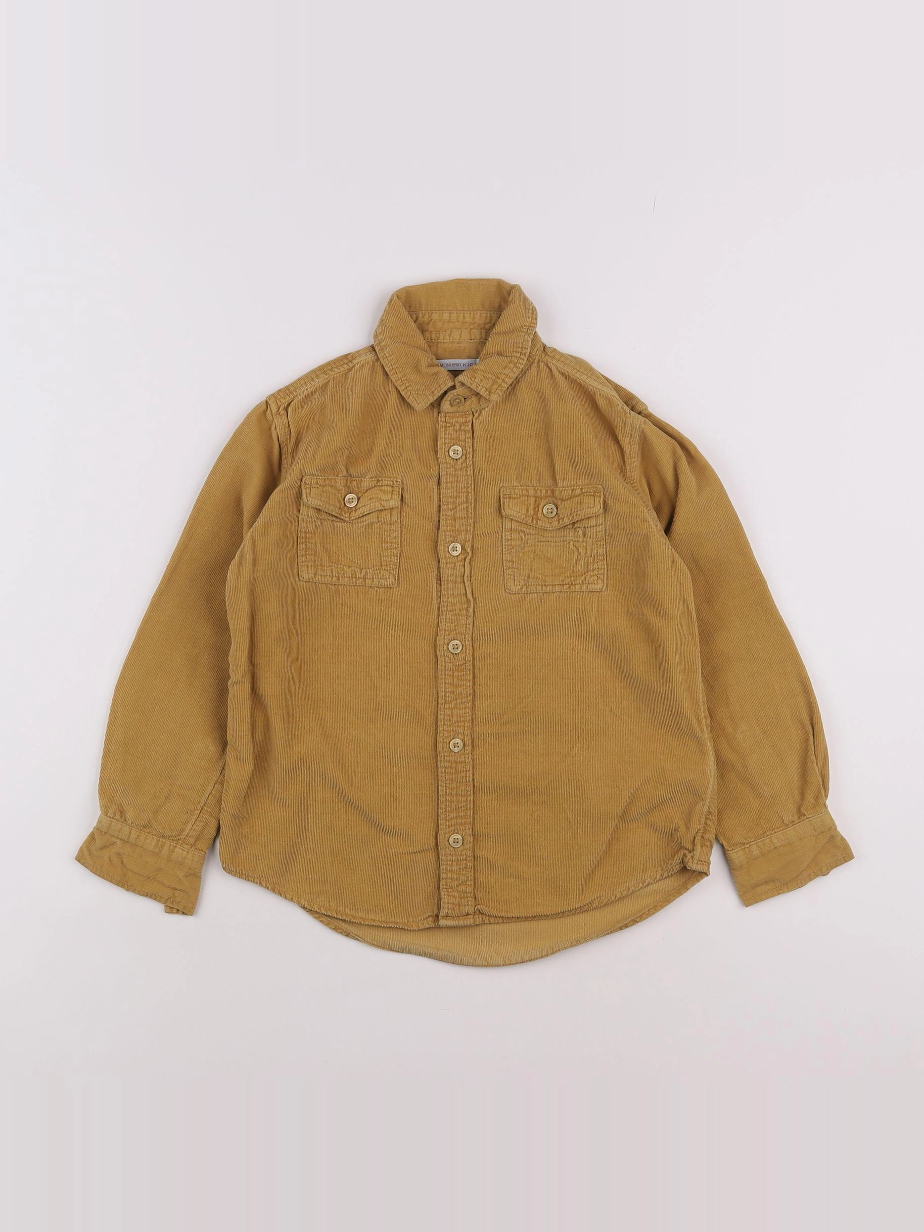 Monoprix - chemise jaune - 6 ans
