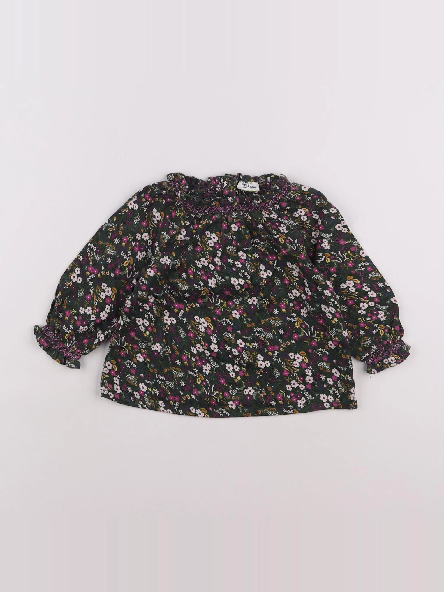 Tape à l'oeil - blouse multicolore - 12 mois