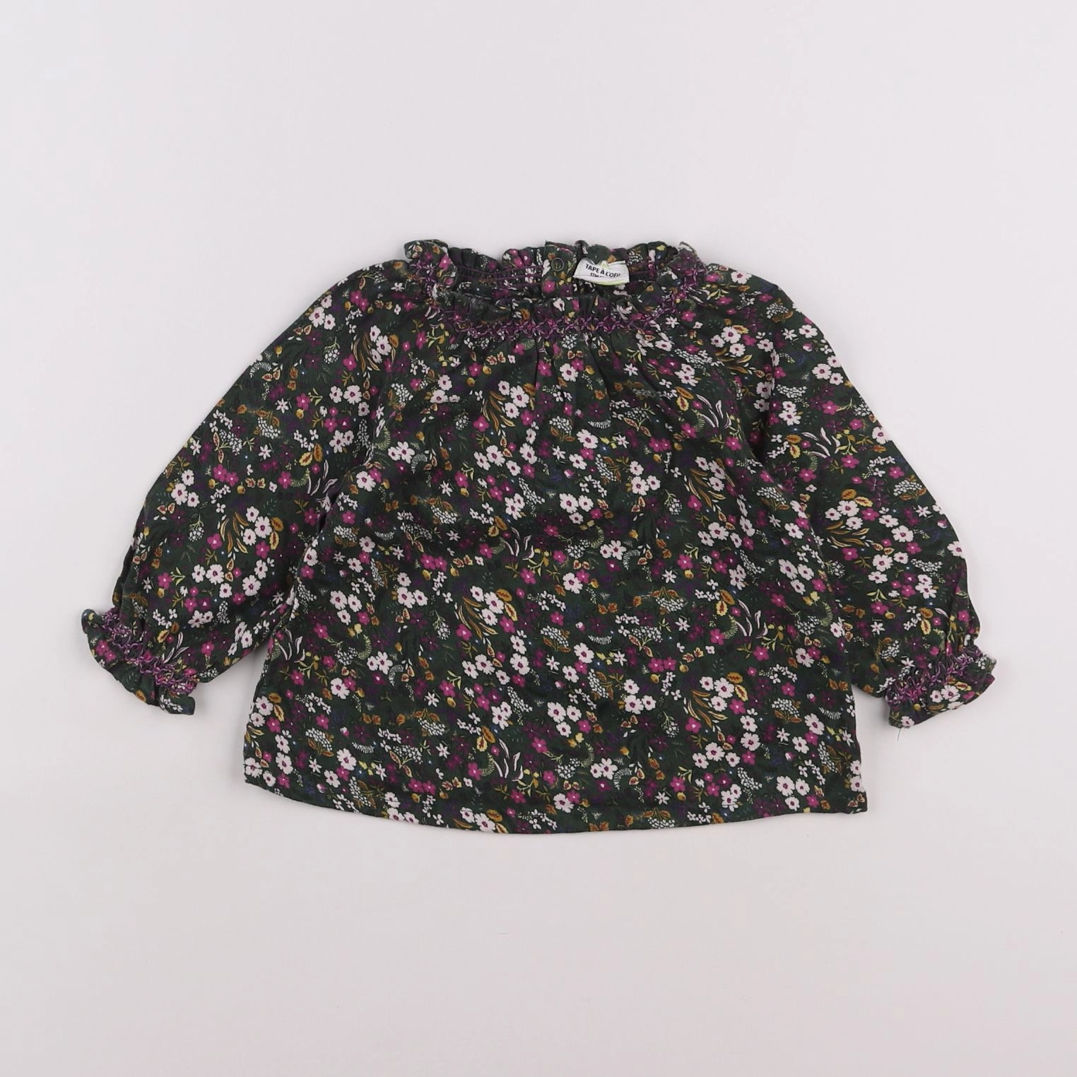 Tape à l'oeil - blouse multicolore - 12 mois