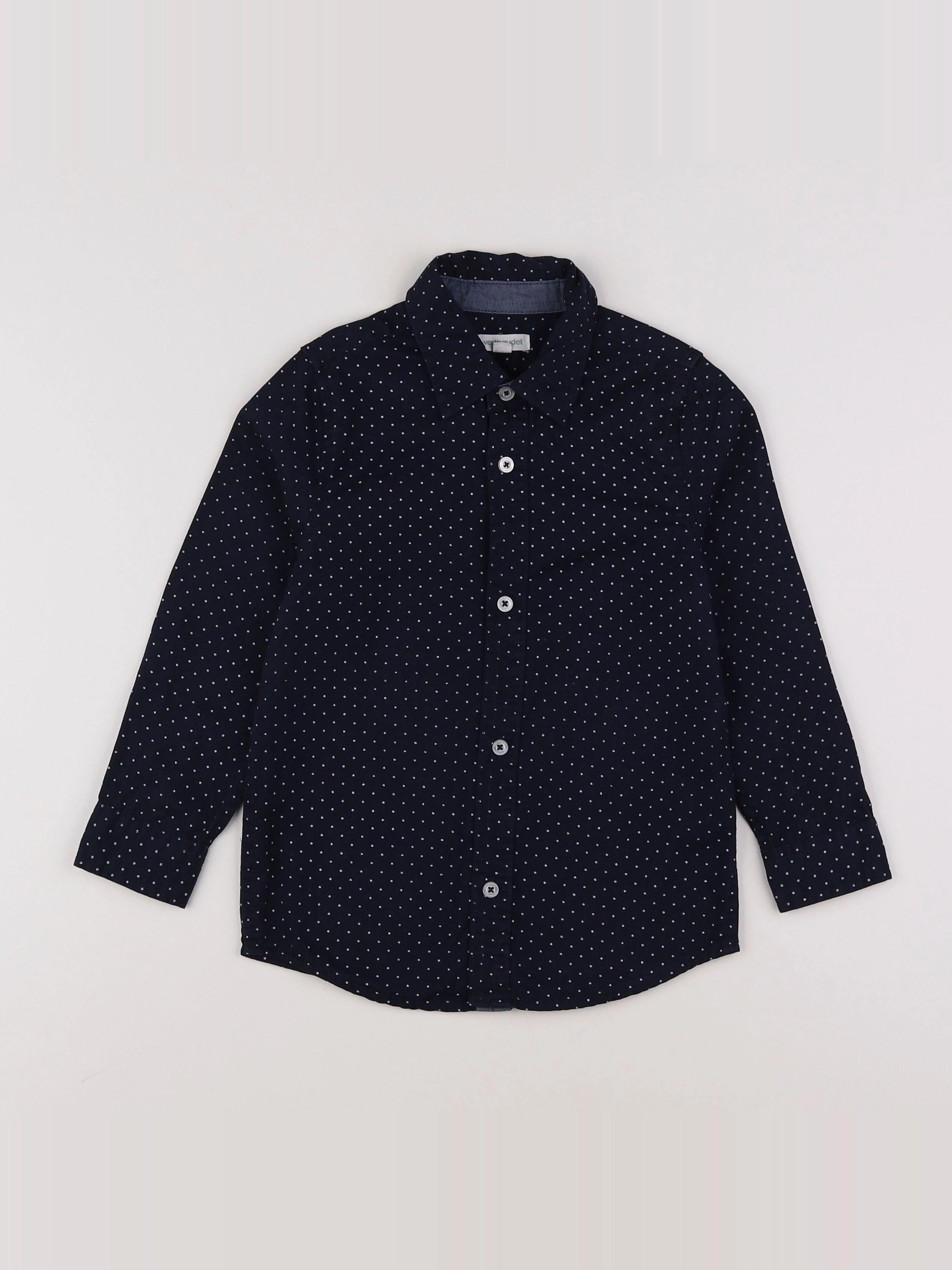 Vertbaudet - chemise bleu - 6 ans